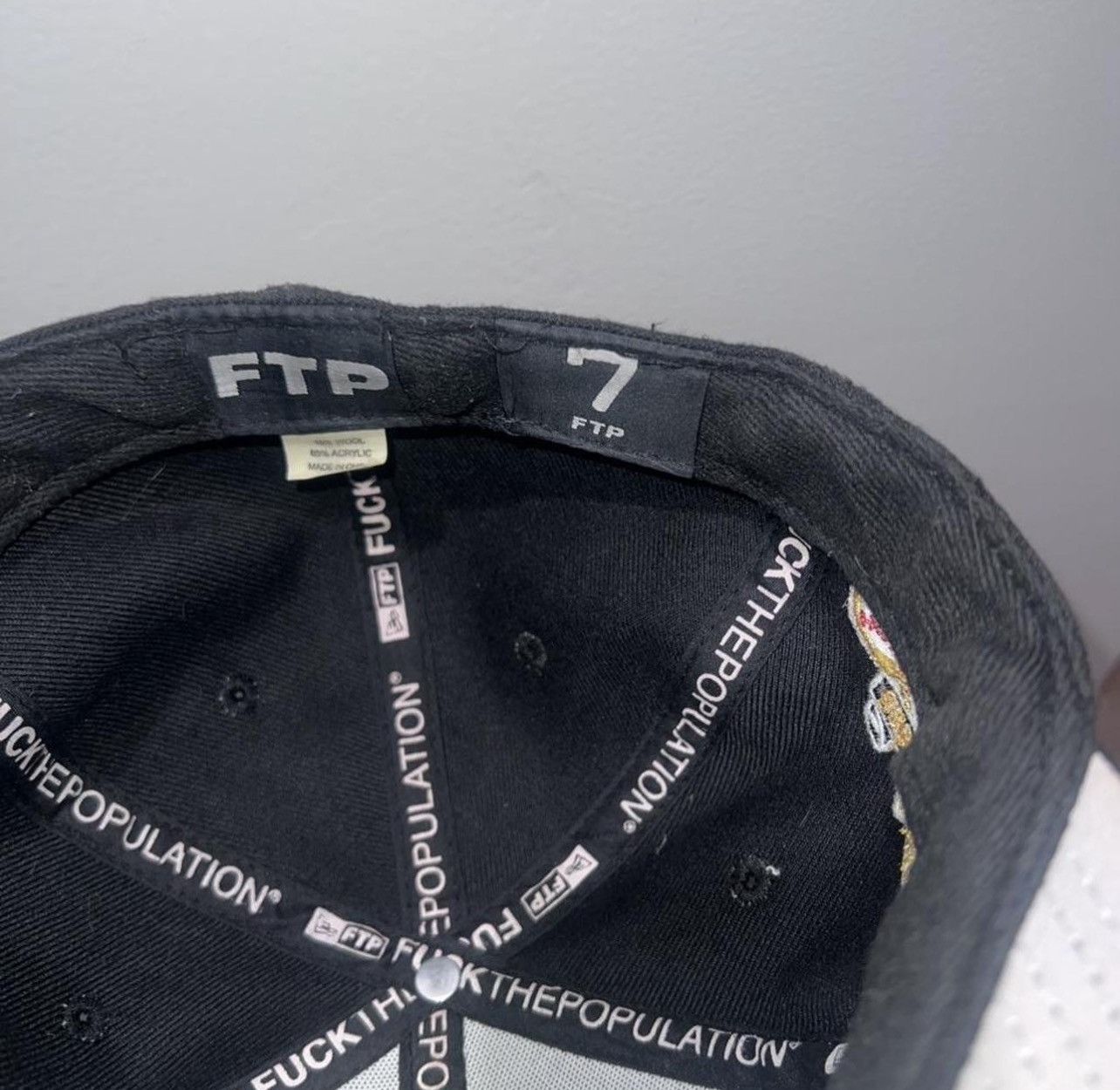 Fuck The Population FTP No Comp Fitted Size 7 Size ONE SIZE - 4 Thumbnail