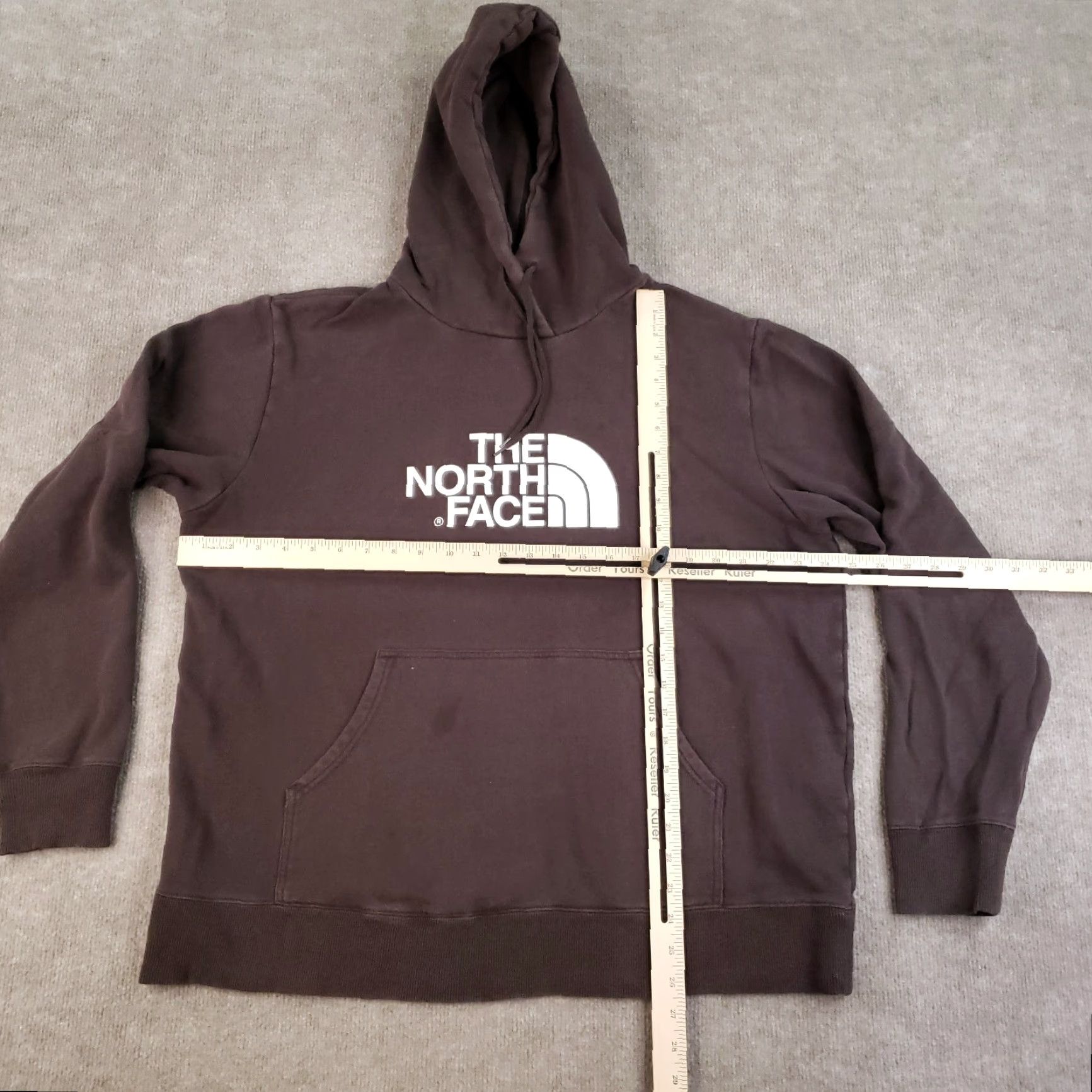 The North Face The North Face Hoodie Mens XL Brown Pullover Hooded Long Sleeve Outdoors Faded Size US XL / EU 56 / 4 - 2 Thumbnail
