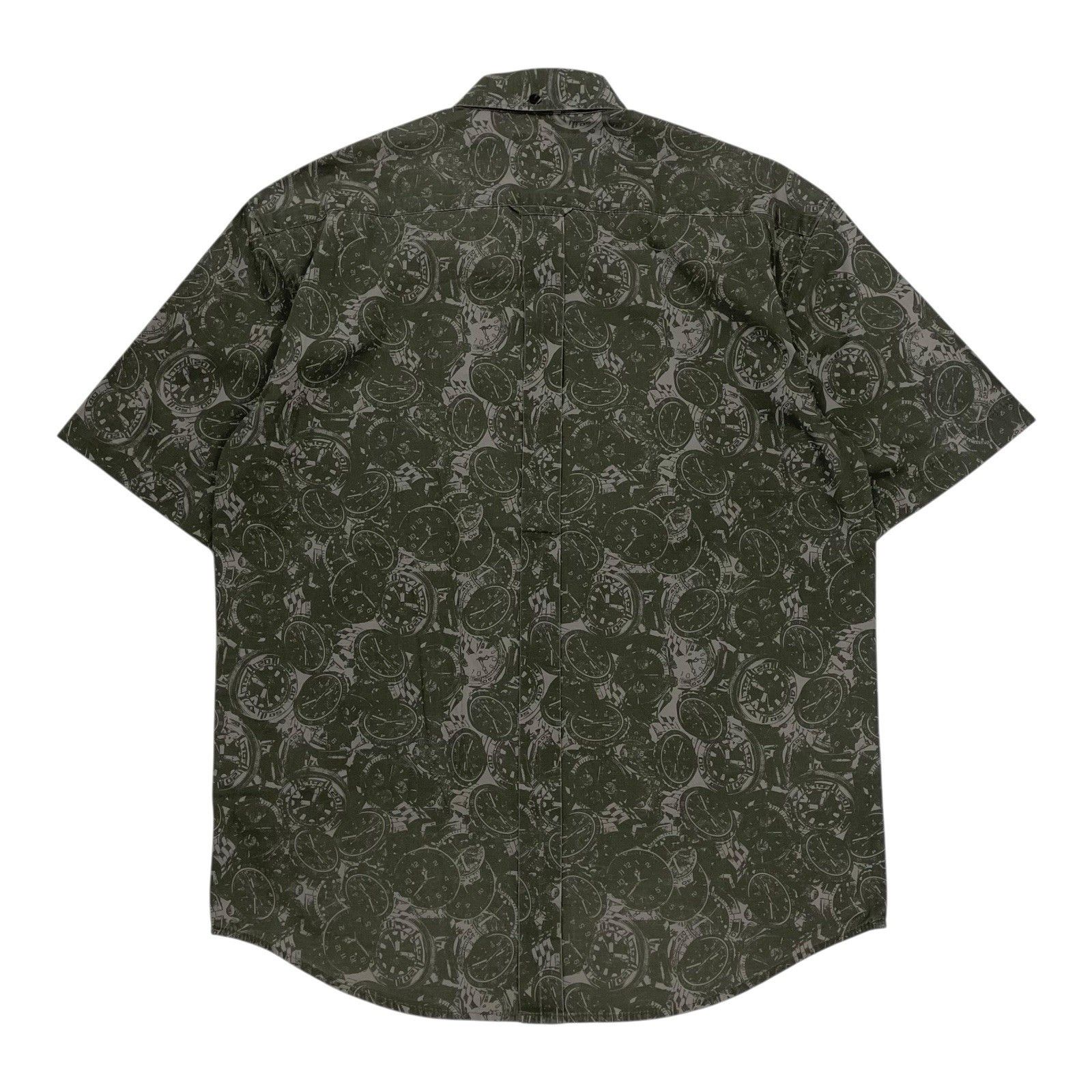 Stussy Vintage Stussy Shirt Watch Print Button Up Skater Shirt S Size US S / EU 44-46 / 1 - 2 Thumbnail