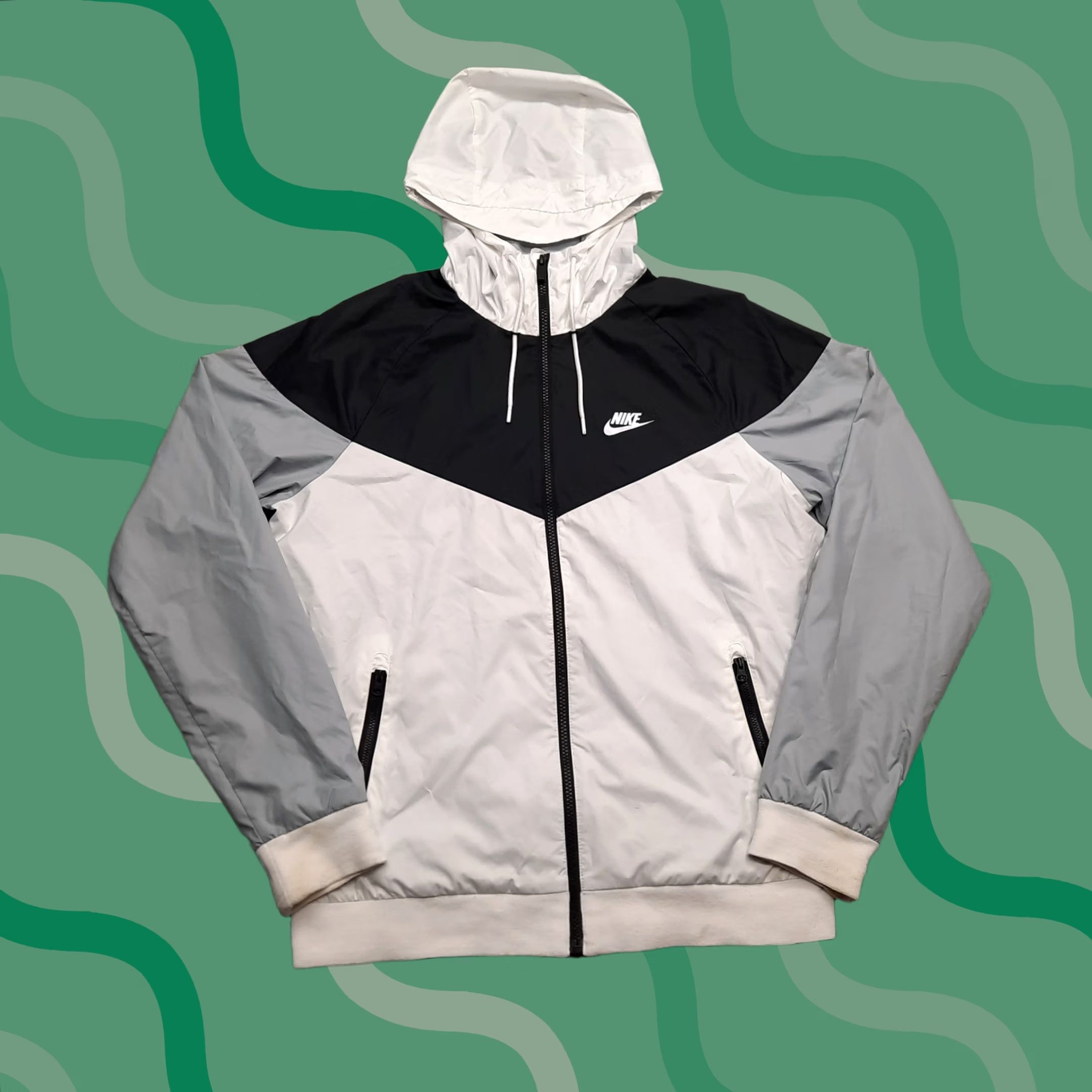 フェデラー 2012 ウィンブルドン RFジャケット nike Nike × Vintage NIKE ROGER FEDERER WHITE WIMBLEDON 2012 FULL ZIP