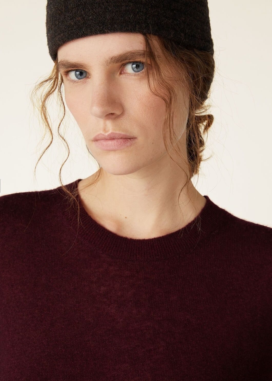 Loro Piana o1w1db10825 FAO5749 Camino Crewneck Sweater in Burgundy Size XS / US 0-2 / IT 36-38 - 3 Thumbnail