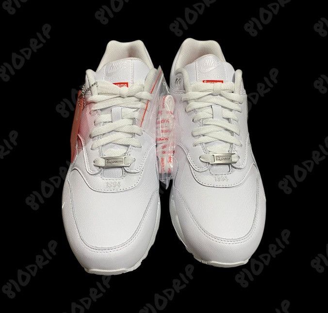 Nike × Supreme Supreme Nike Air Max 1 '87 SP White (10) Size US 10 / EU 43 - 5 Thumbnail