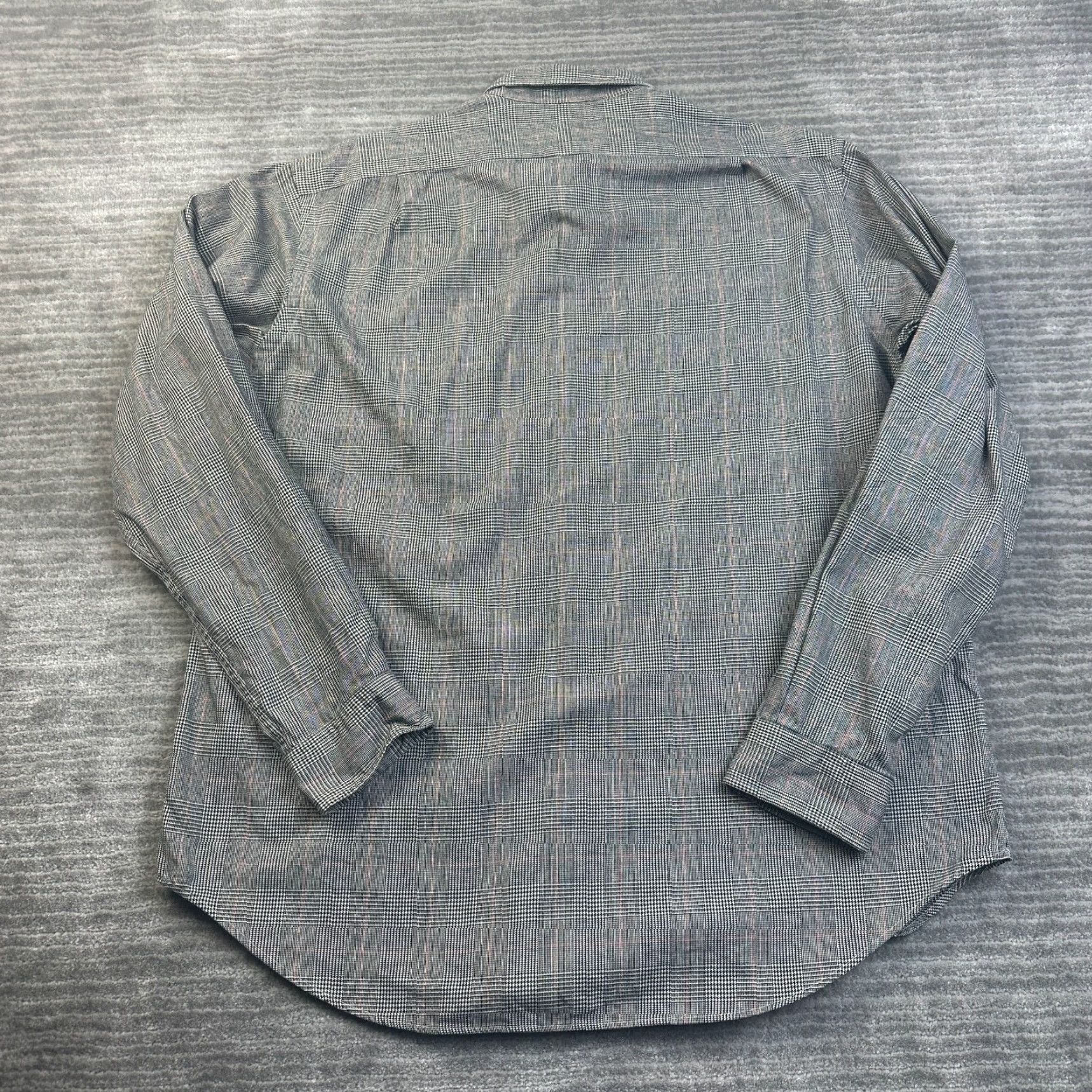 Polo Ralph Lauren VINTAGE Polo Ralph Lauren Polo Shirt Mens XL Gray Plaid Button Up Gardner Casual Size US XL / EU 56 / 4 - 2 Thumbnail
