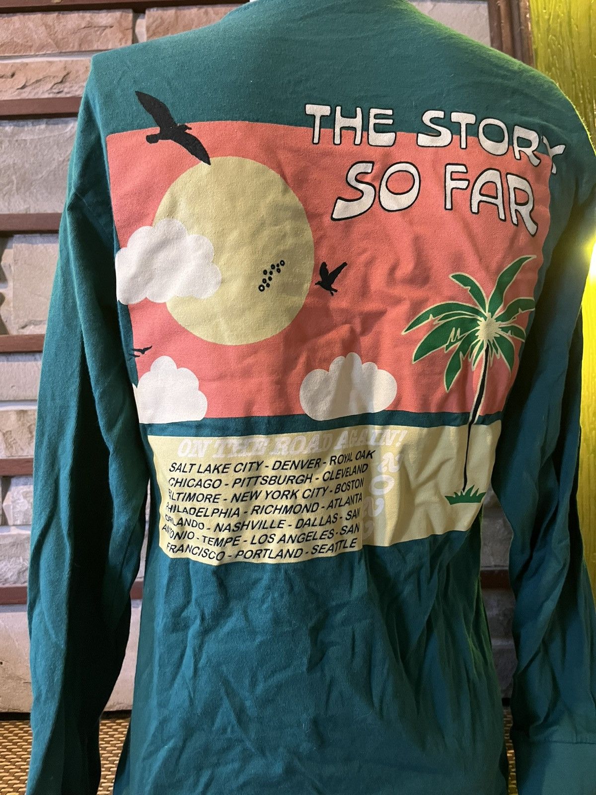 Other Story So Far US Tour 2022 Green Long Sleeve Tour Shirt Small Size S / US 4 / IT 40 - 3 Thumbnail