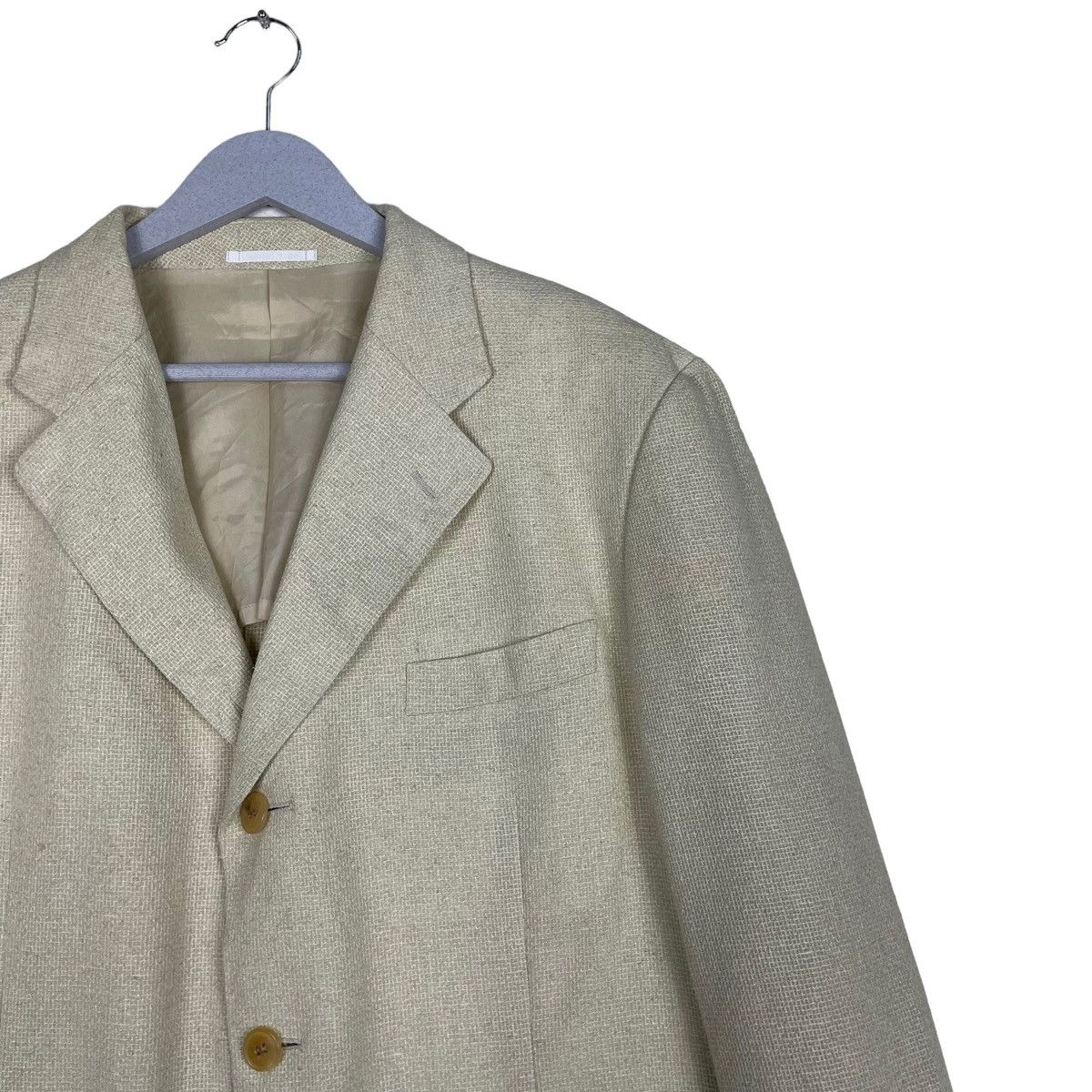 Lancel × Vintage 💥LANCEL VINTAGE LINEN JACKET Size US M / EU 48-50 / 2 - 5 Thumbnail