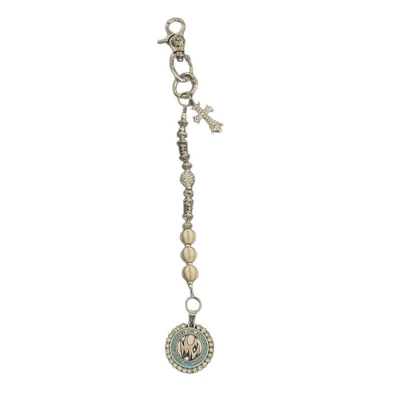 Other White Stone Thorn Crystal Bead Chain | Punk Street Waist Size ONE SIZE - 5 Thumbnail