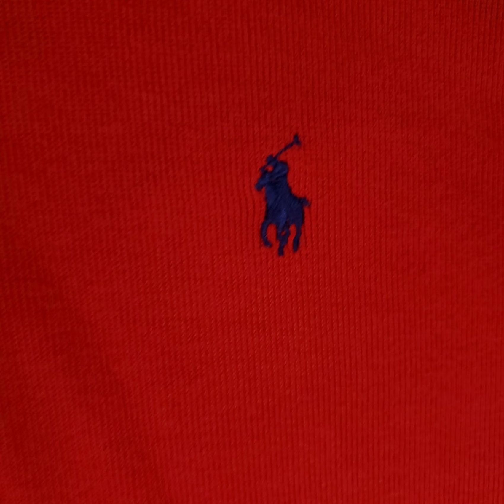 Ralph Lauren Ralph Lauren Sweater Mens Big 2X Red 1/4 Zip Pullover Knit Mock Neck Logo Sweatshirt Size US XXL / EU 58 / 5 - 3 Thumbnail