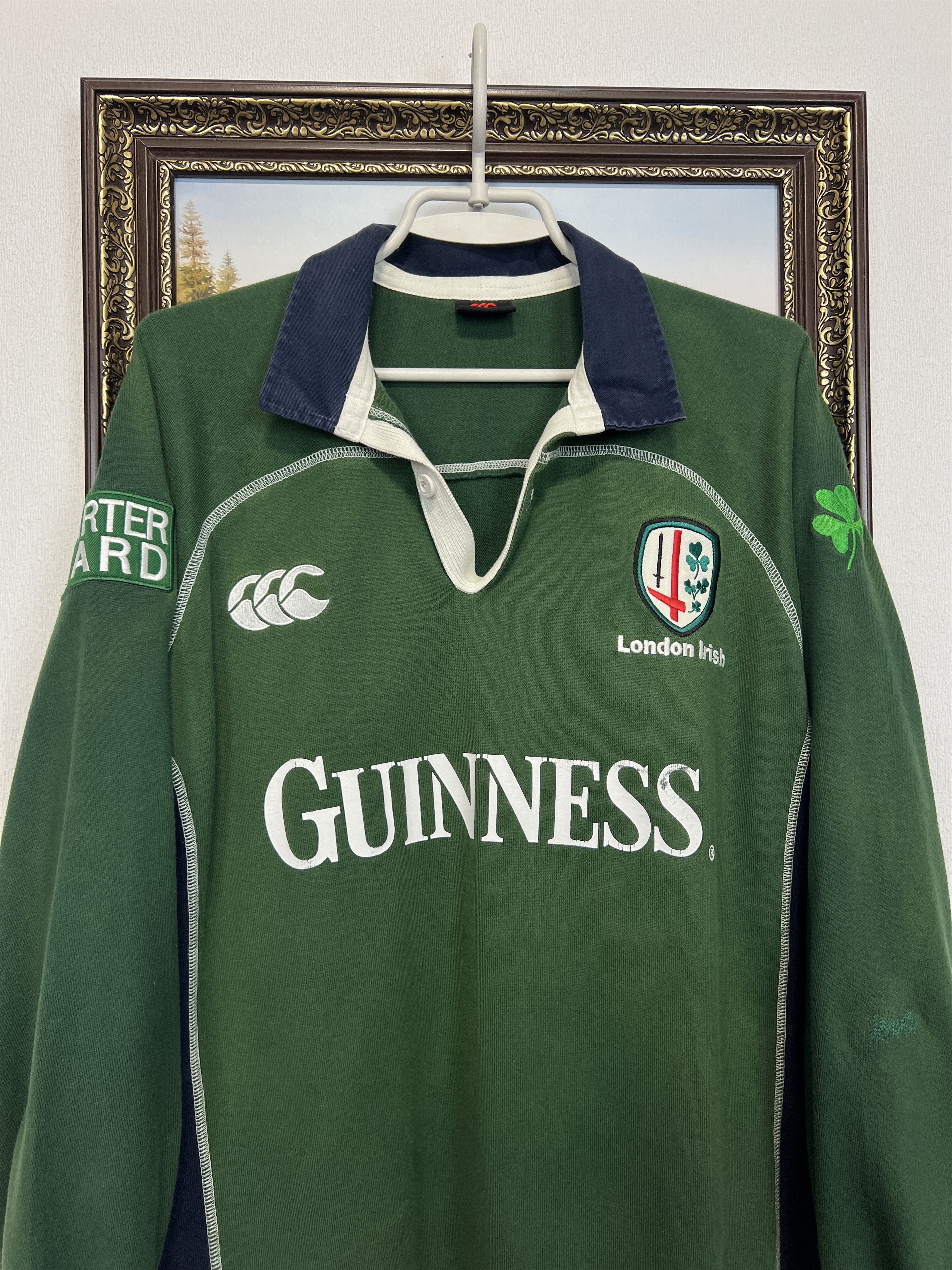 Vintage Canterbury London Irish Rugby Jersey Long Sleeve Shirt Size US M / EU 48-50 / 2 - 2 Thumbnail