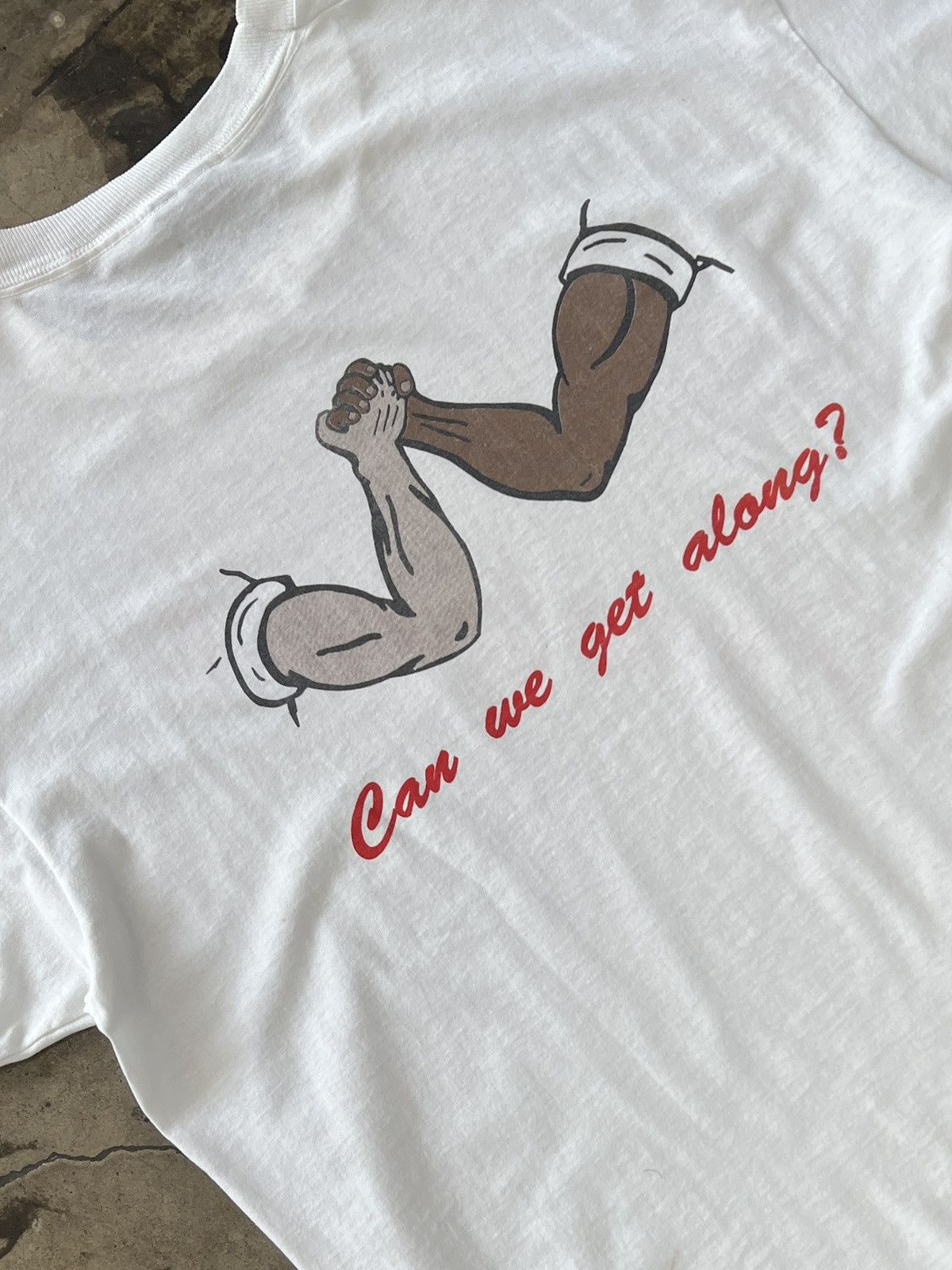 Vintage Vintage 90s Juneteenth Can We Get Along Social Justice XL Size US XL / EU 56 / 4 - 1 Thumbnail