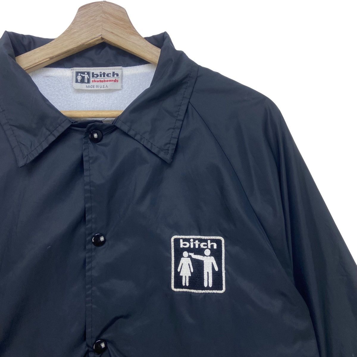 Other Made in USA Bitch Skateboards Coach Jacket Size US M / EU 48-50 / 2 - 2 Thumbnail
