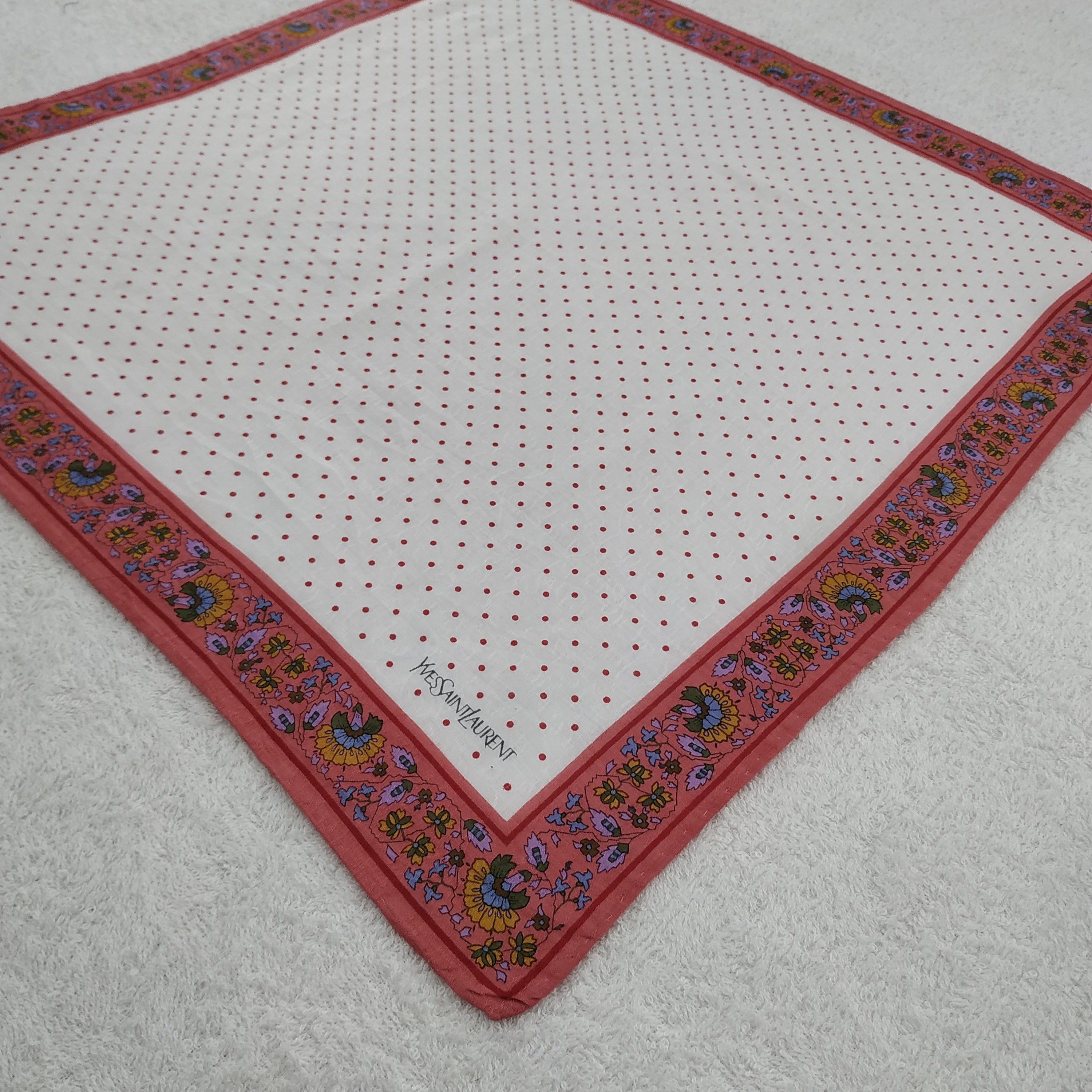Vintage × Yves Saint Laurent Yves Saint Laurent Neckerchief / Bandana / Handkerchief Size ONE SIZE - 4 Thumbnail