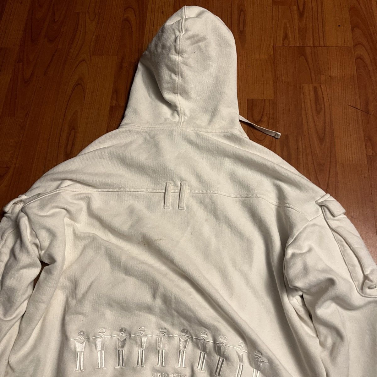 Other Vintage Lin-Ning Multi Pocket Hoodie Size XL Avant Garde Size US XL / EU 56 / 4 - 11 Thumbnail