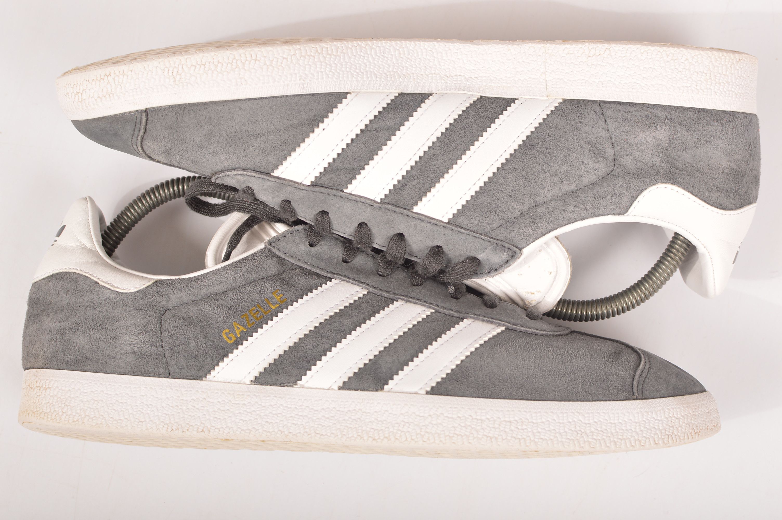 Adidas Adidas Gazelle Solid Grey Low-Top Sneakers Size US 9.5 / EU 42-43 - 6 Thumbnail
