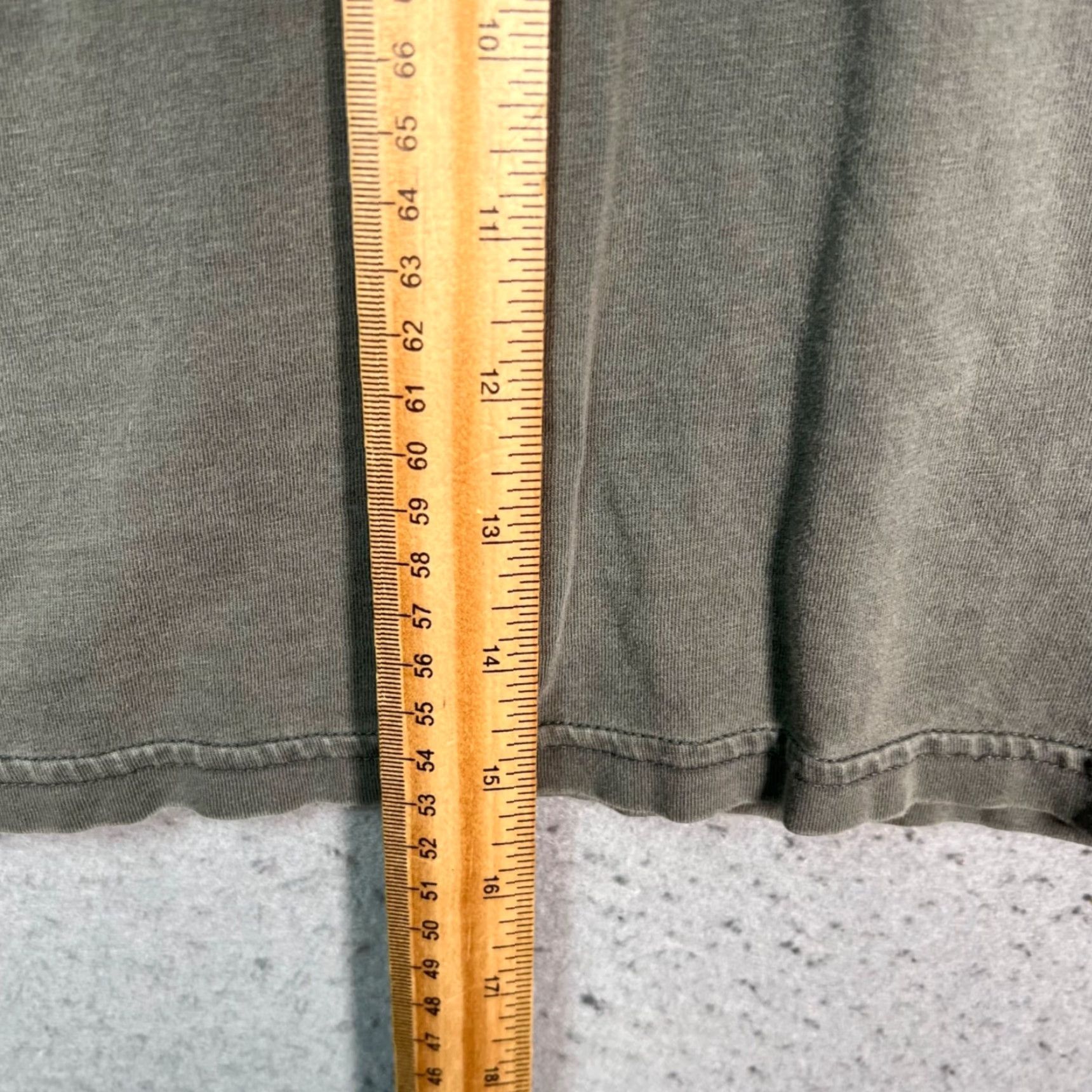Vintage Sunday Best Womens Cropped T-Shirt Shirt Short Sleeve Crew Neck XS Olive Green Size S / US 4 / IT 40 - 5 Thumbnail