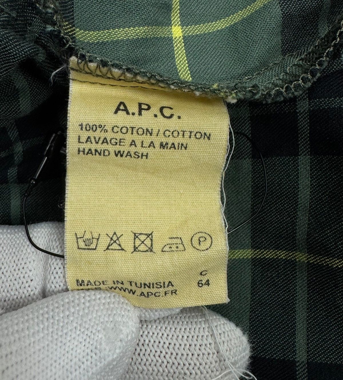 A.P.C. A.PC. Rue Madame Paris Plaid Shirt Dress size M Cotton Size M / US 6-8 / IT 42-44 - 13 Thumbnail