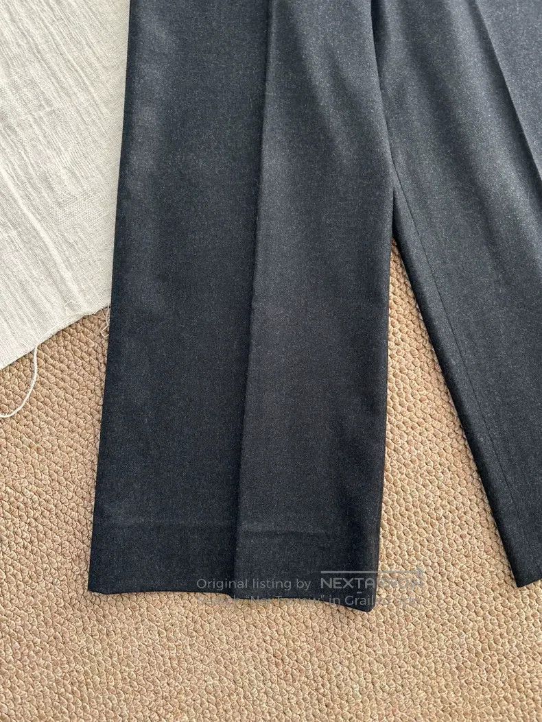 Hermes Hermes Wool Cashmere Blended Colorful Crepe Wide Leg Pants Size 25" / US 0 / IT 36 - 4 Thumbnail