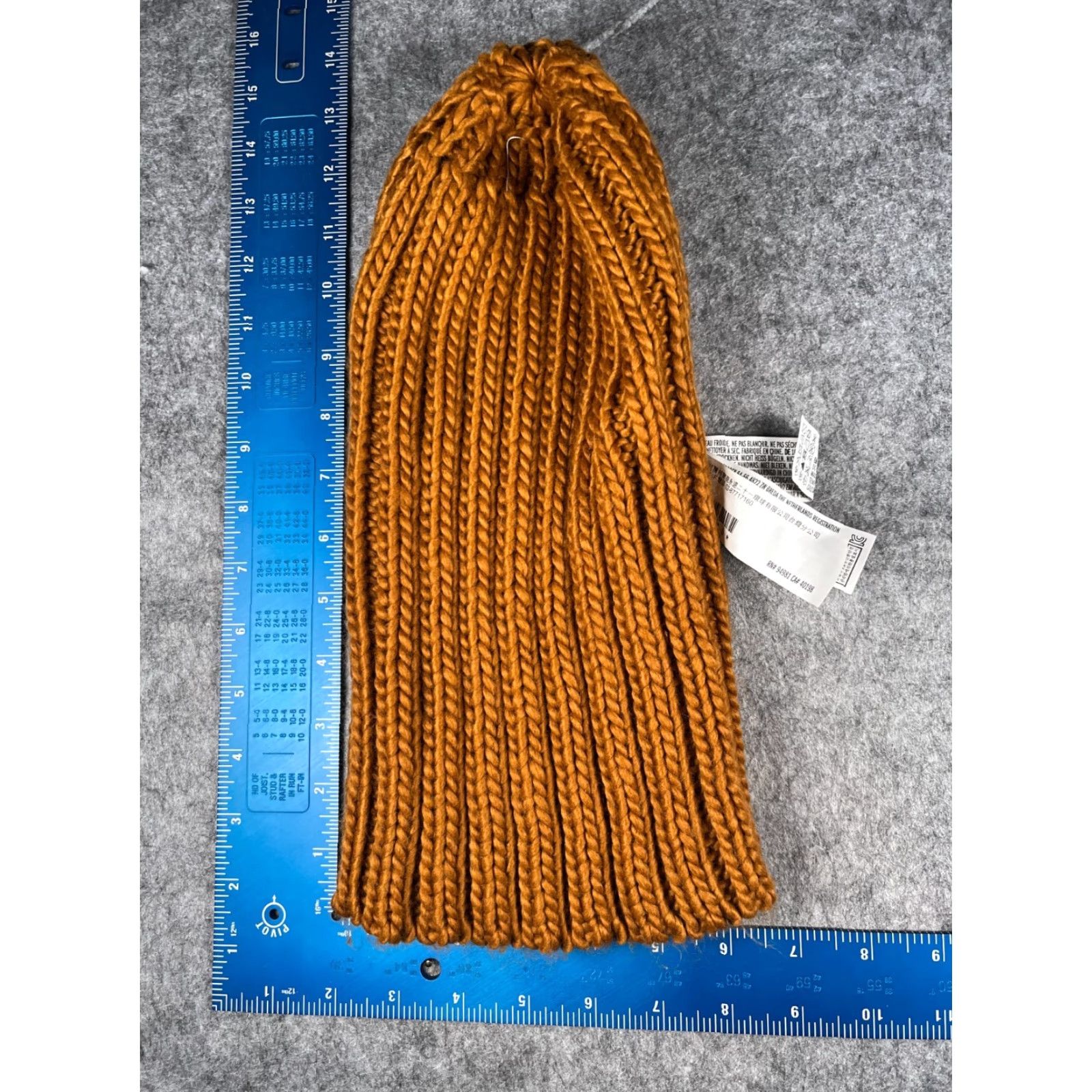 Forever 21 FOREVER 21 Beanie Women One Size Brown Orange Knit Acrylic Ski Womens Size ONE SIZE - 6 Thumbnail