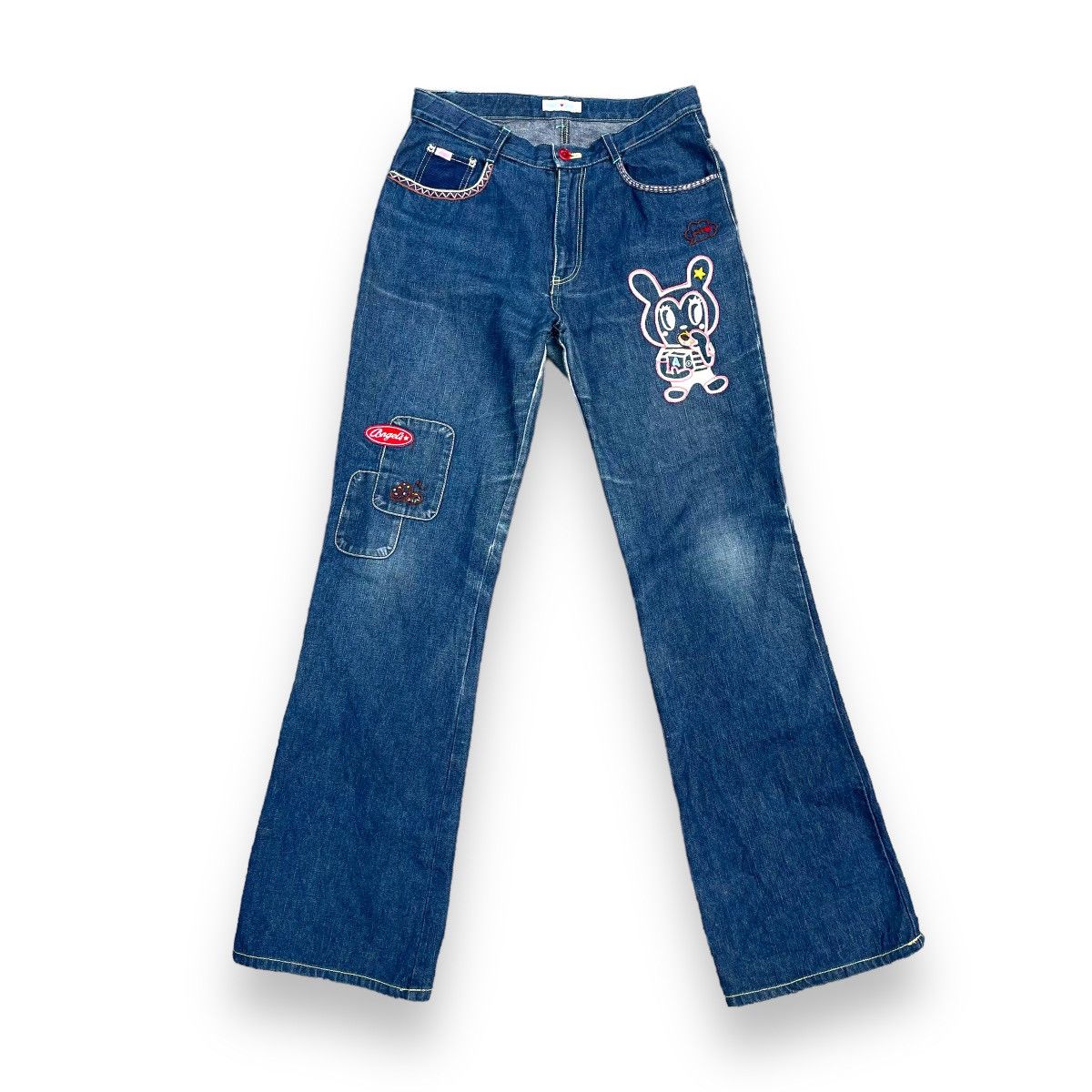 パンツ HYSTERIC GLAMOUR HG Patch denime pants Hysteric Glamour Patchwork denim & Patches Size 30 Fashion