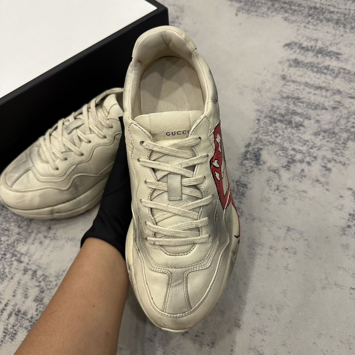 Gucci Gucci Rhyton With Mouth Print Size US 9 / EU 42 - 4 Thumbnail