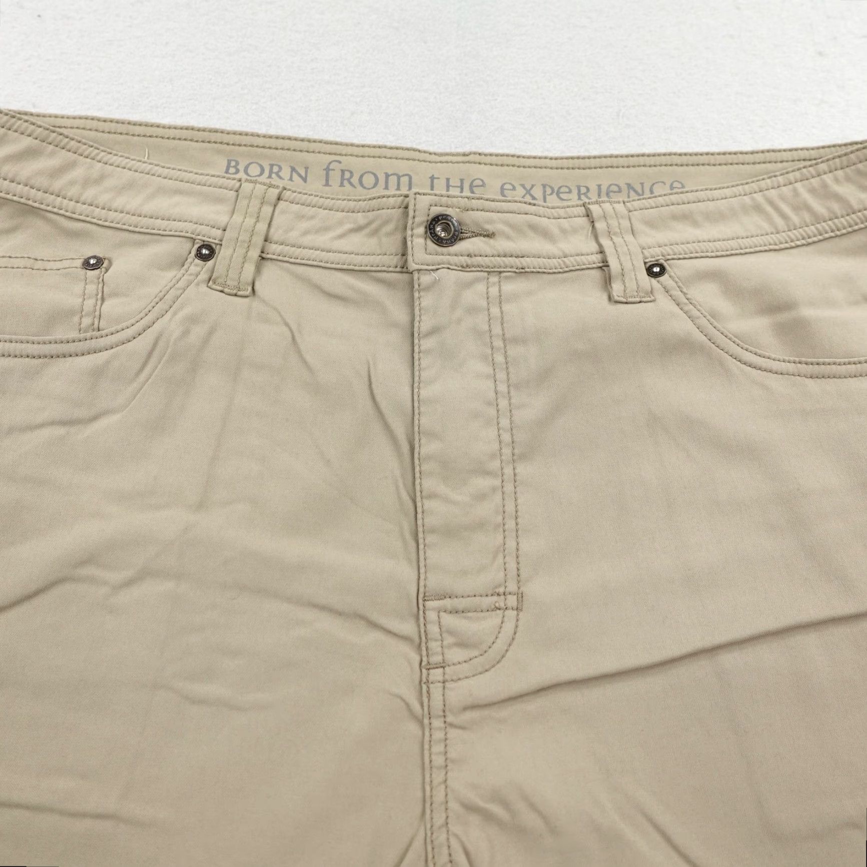 Prana Prana Shorts Mens 40 Khaki Beige Tan Brion 9" Inseam Performance Chino Hiking Size US 40 / EU 56 - 2 Thumbnail