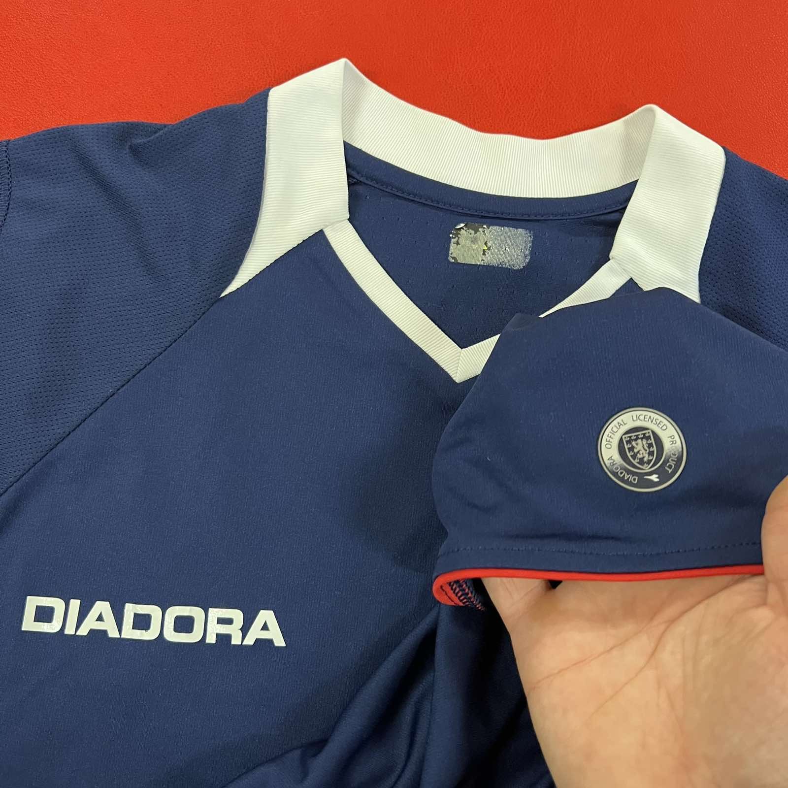 Vintage Scotland Home Soccer jersey 2008 Scotland Diadora Sz M-L Size US L / EU 52-54 / 3 - 5 Thumbnail