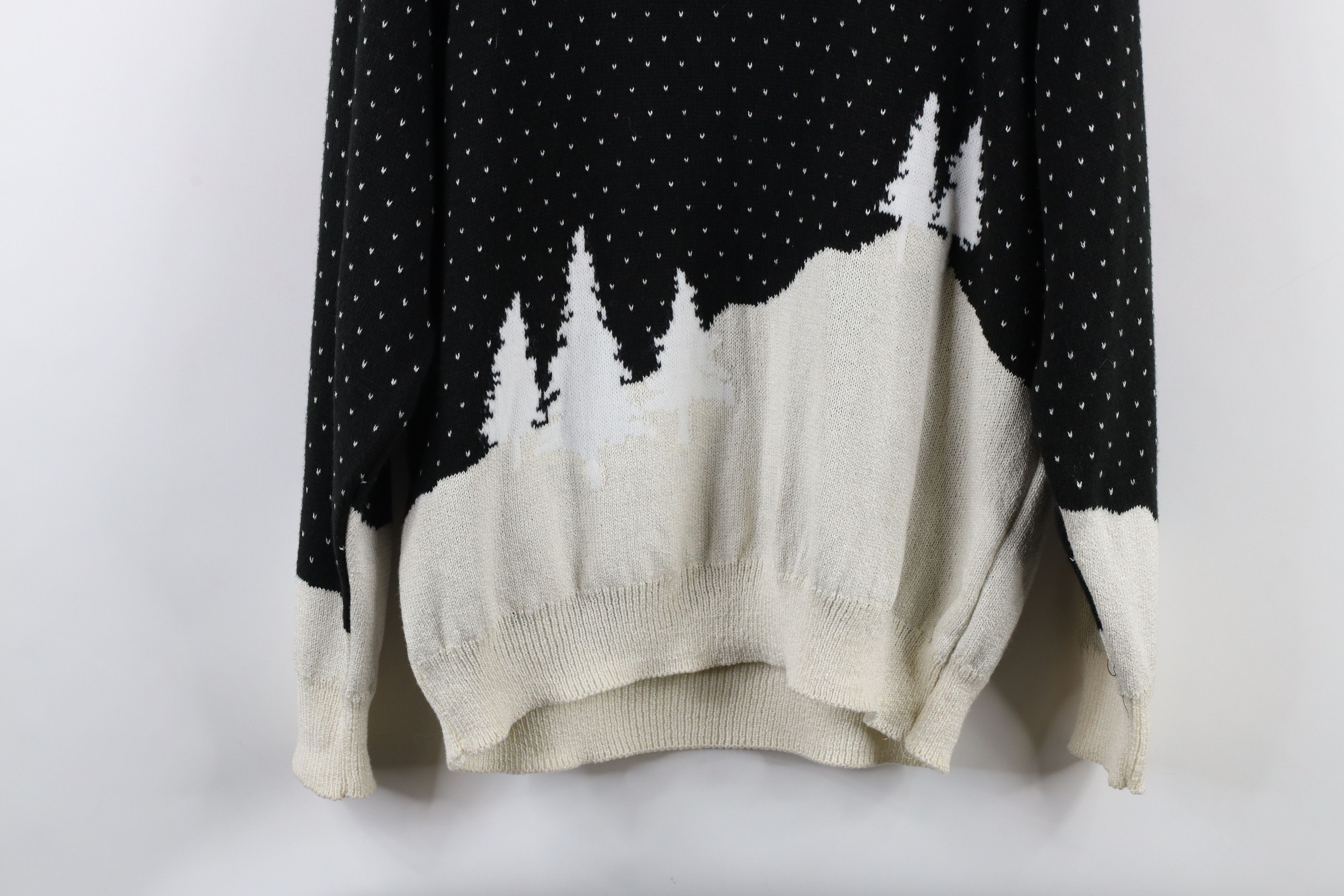 Vintage Vintage 90s Streetwear All Over Print Knit Sweater USA Size L / US 10 / IT 46 - 14 Thumbnail