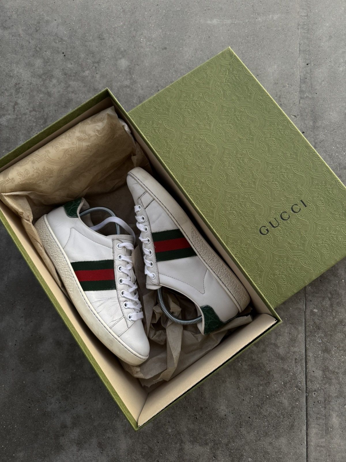 Designer × Gucci Gucci ace sneakers Size US 6 / IT 36 - 1 Thumbnail