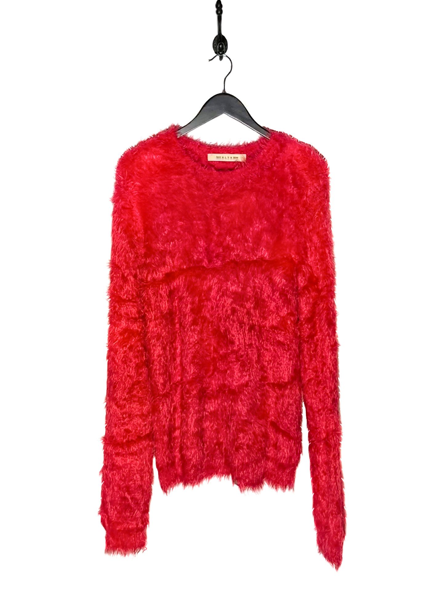 1017 ALYX 9SM 1017 ALYX 9SM Red Feather Mohair Knit Sweater Size US XS / EU 42 / 0 - 1 Thumbnail