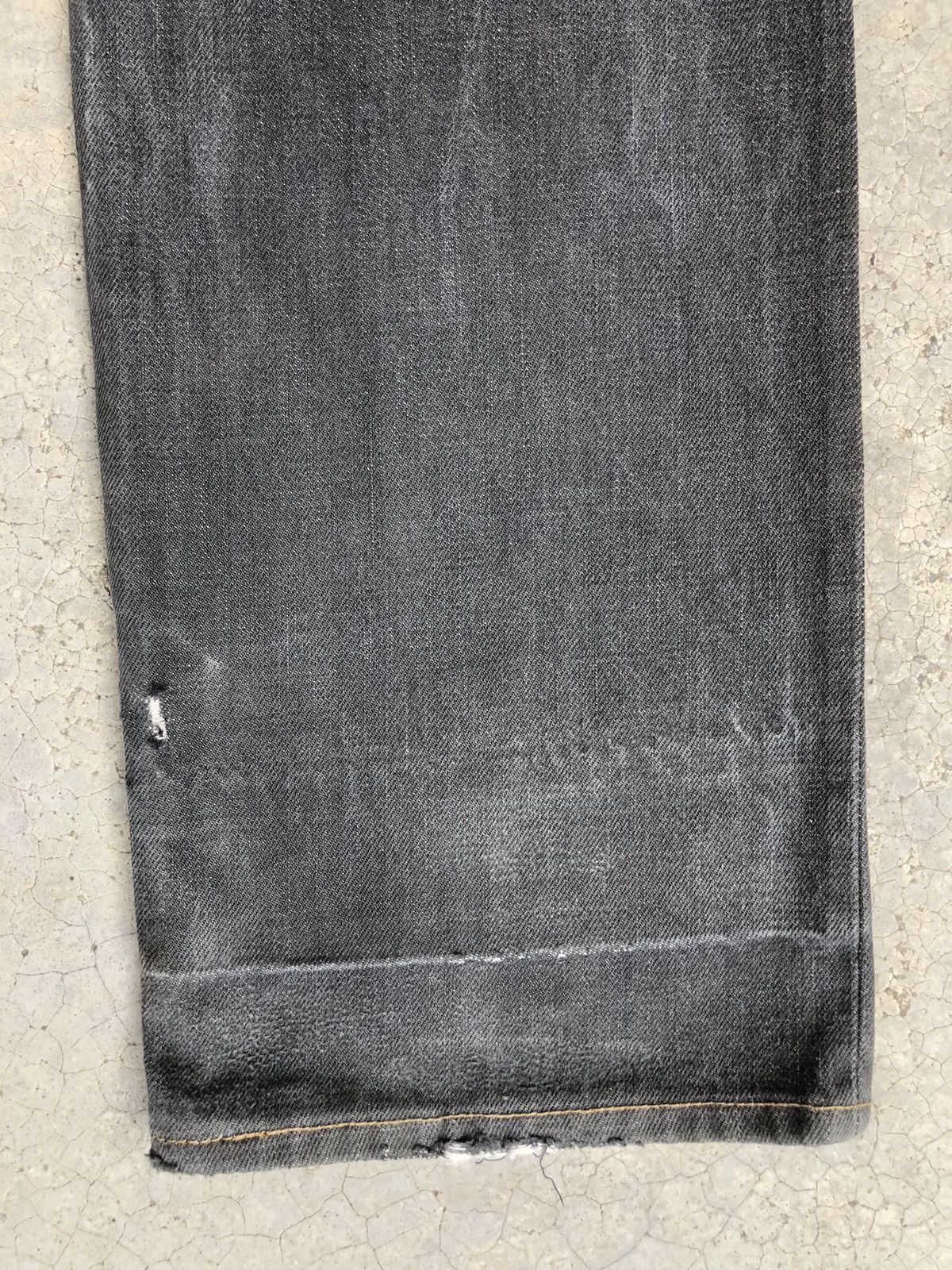 Japanese Brand Comme Ca Du Selvedge Denim Distressed Jeans Size US 30 / EU 46 - 15 Thumbnail