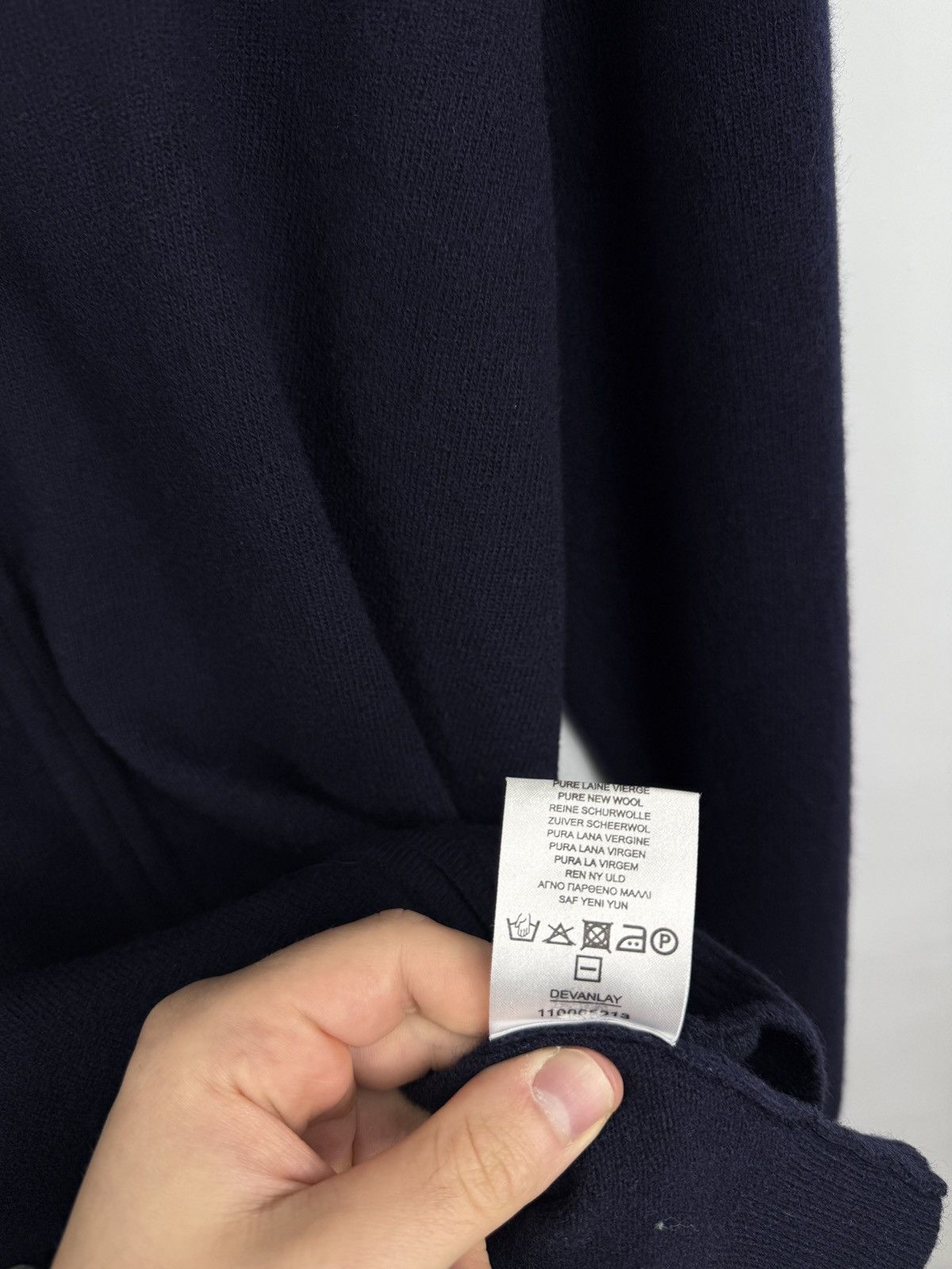 Lacoste 🇫🇷 Vintage 90s Lacoste Wool Sweater Made in France Woolmark Size US XL / EU 56 / 4 - 7 Thumbnail