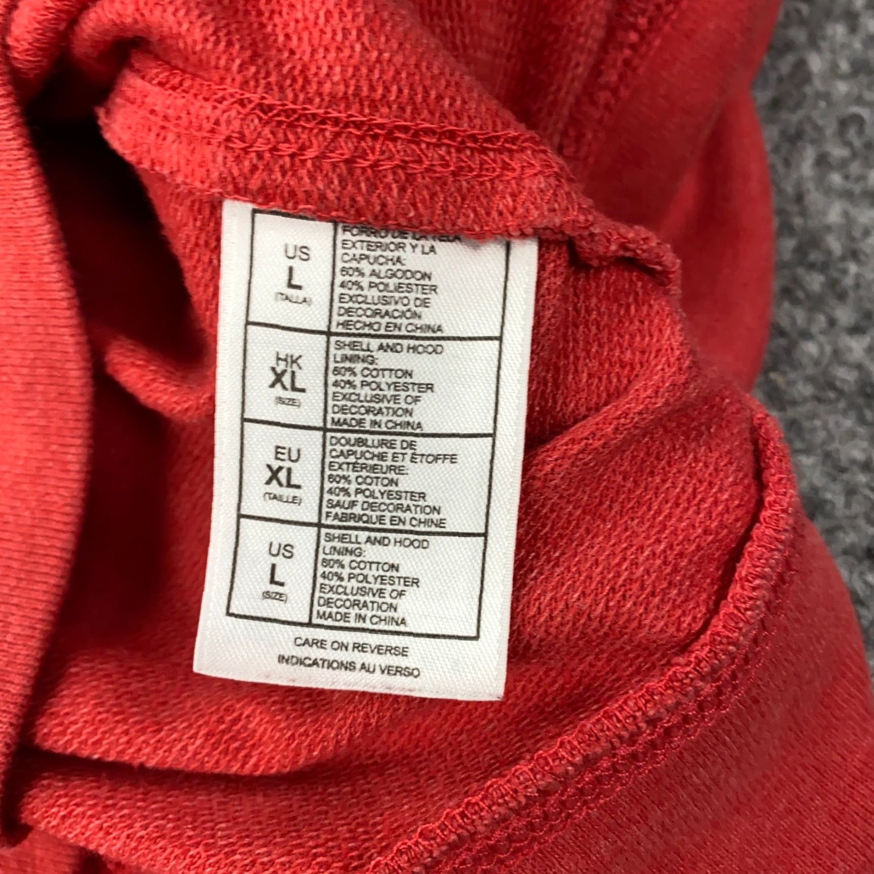 Disney VINTAGE Walt Disney Parks Mickey Mouse Zip Up Hoodie Sweatshirt Womens Large Red Size L / US 10 / IT 46 - 7 Thumbnail