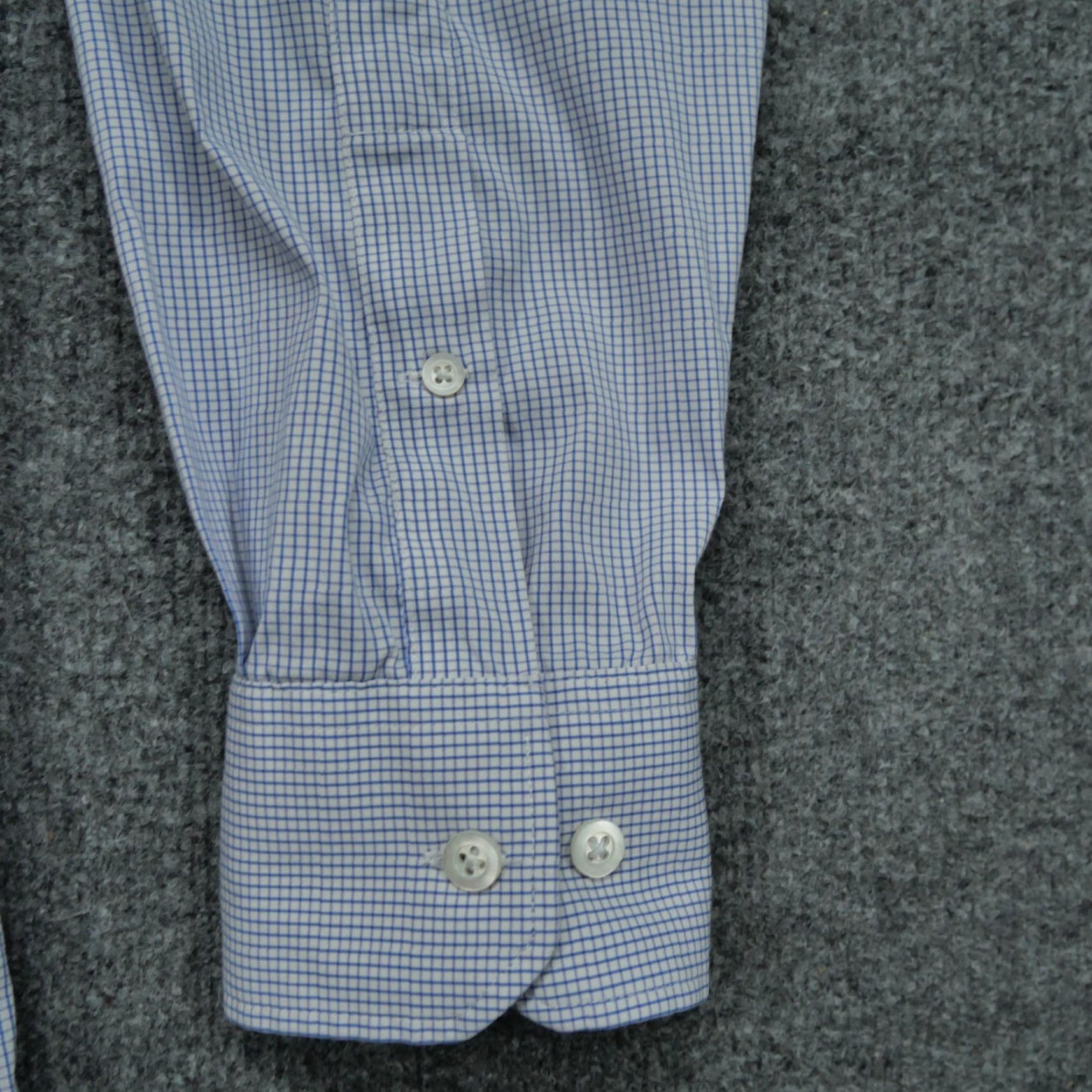 Bonobos Bonobos Shirt Mens 16.5 33 Plaid Button-Up Workwear Casual Cotton Blue White Tailored Fit Button-Through Collar Shirt Mens Regular Size 32 Size US XS / EU 42 / 0 - 2 Thumbnail