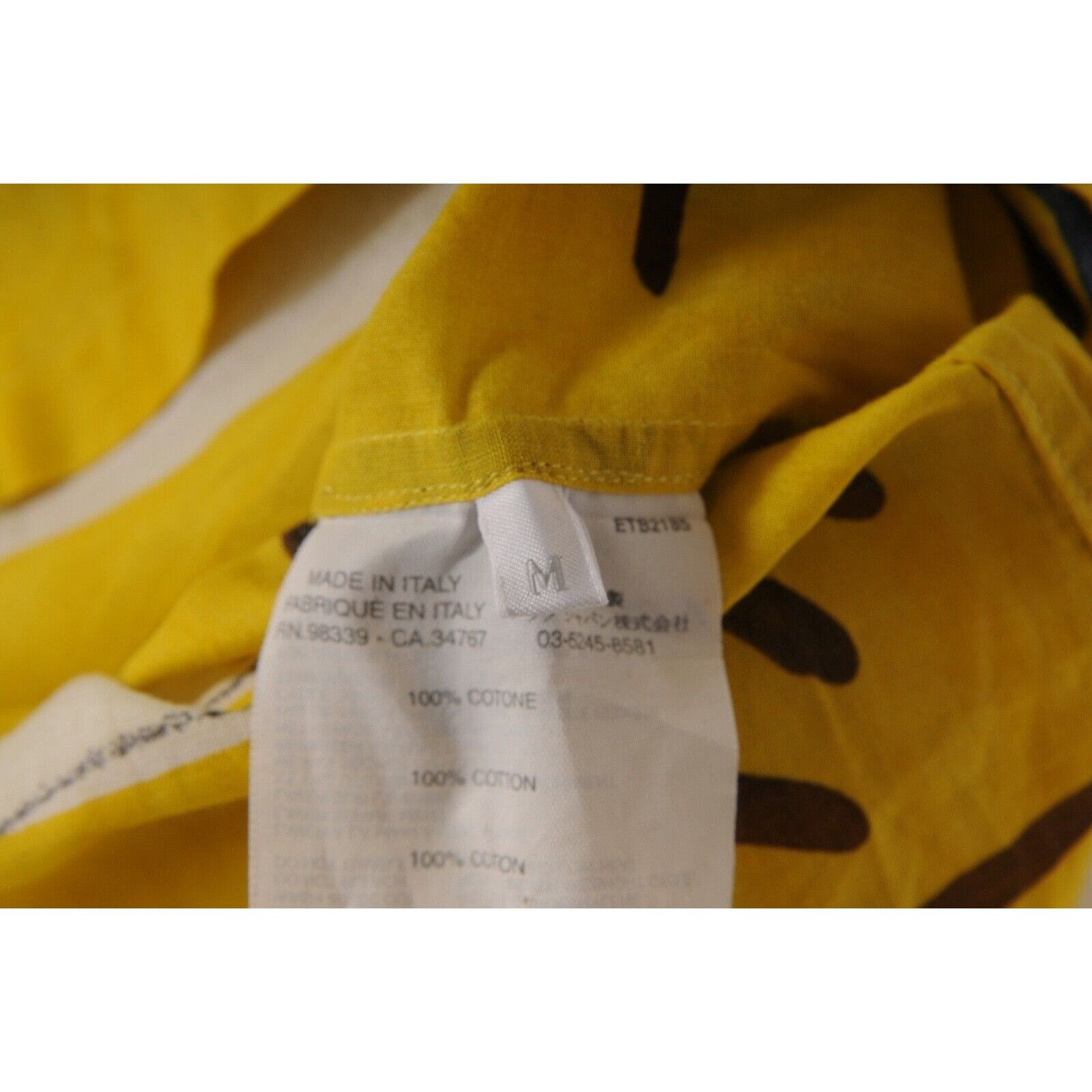 Prada SS05 Sail Boat Bee Yacht Button Down Yellow - 02352 Size US M / EU 48-50 / 2 - 10 Thumbnail