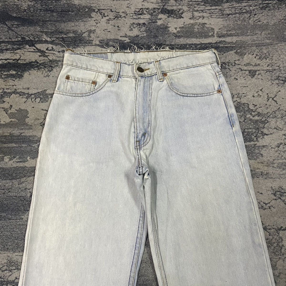 Levi's Vintage 90s Levis 515 Stright Loose Light Washed Jeans Size US 29 - 2 Thumbnail