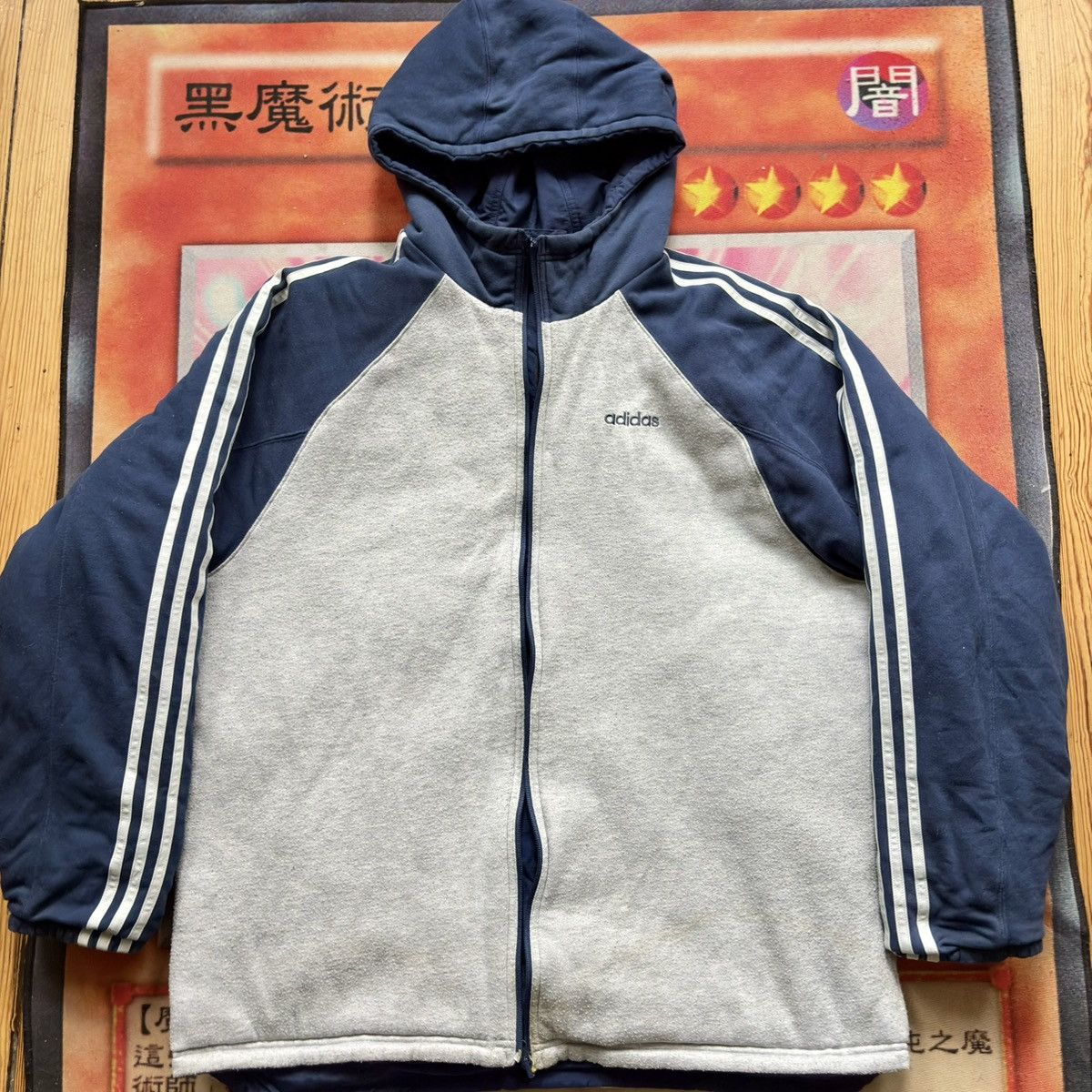 Adidas Adidas Reversible Windbreaker Jacket Size US L / EU 52-54 / 3 - 3 Thumbnail