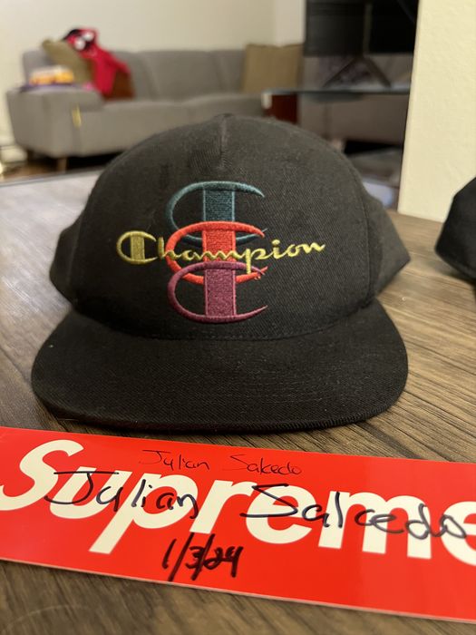 Supreme cheap champion hat