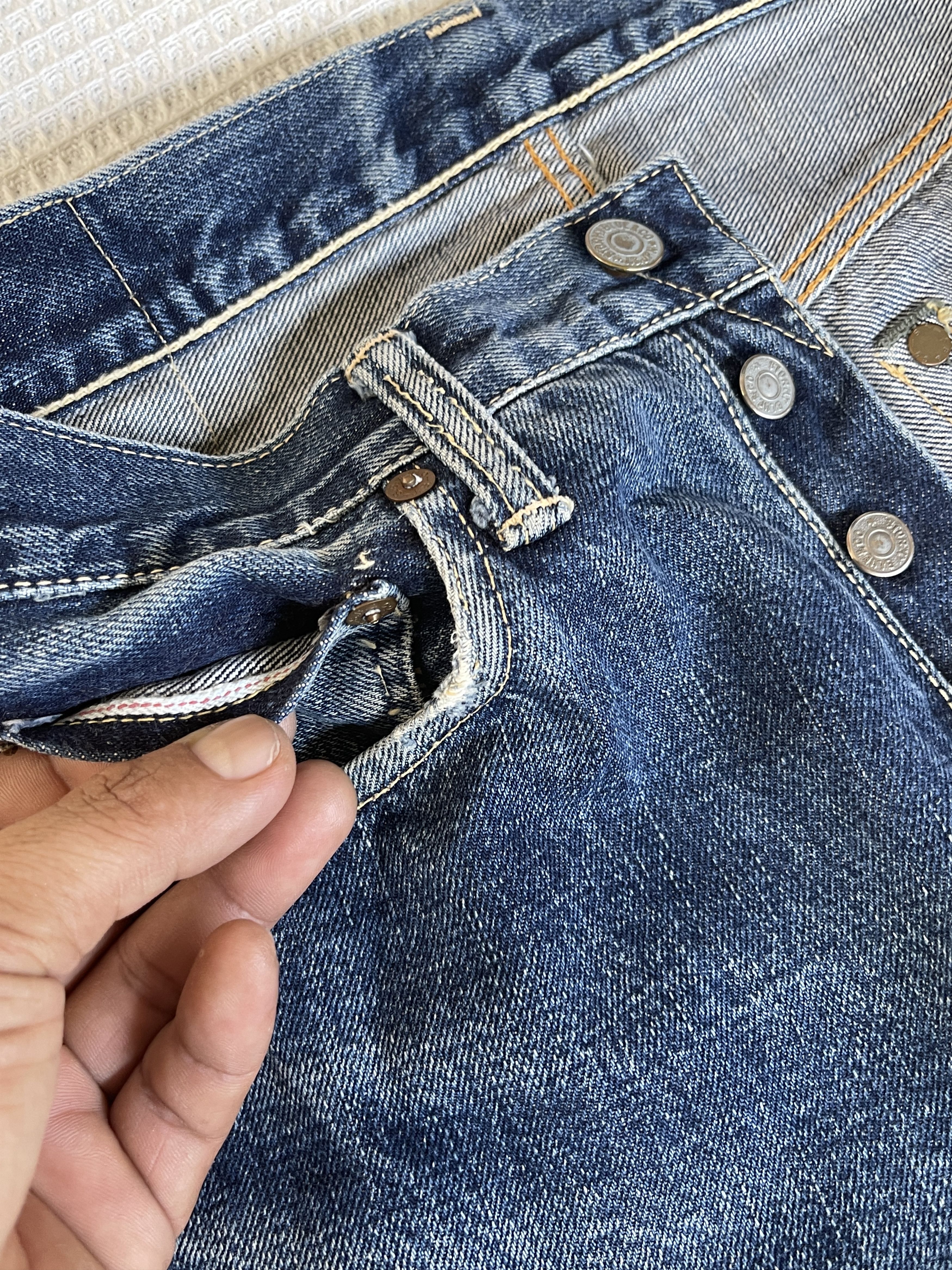 Japanese Brand Last Drop🔥Rare🔥Vtg PHERROW’S Selvedge Distressed Denim Jeans Size US 29 - 6 Thumbnail