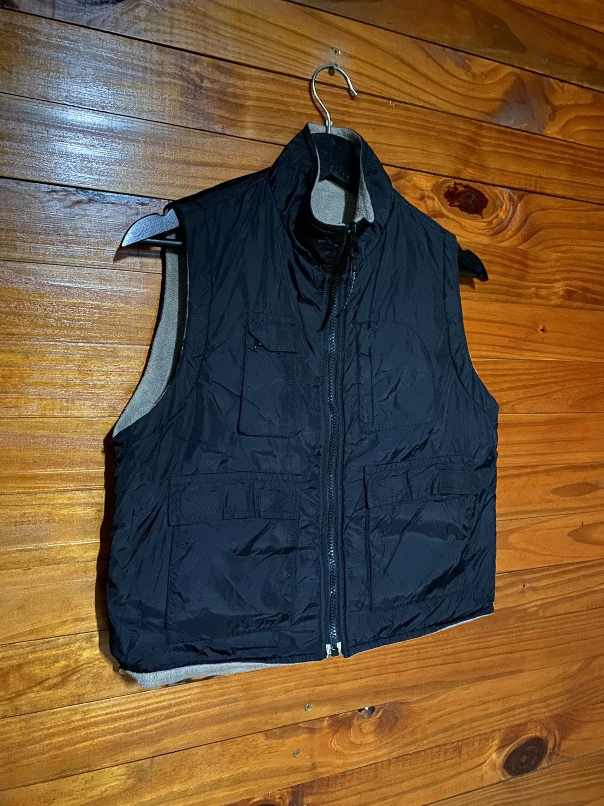 C.P. Company C.P. Company Reversible Fleece Puffer Vest Italian Utility Size US XS / EU 42 / 0 - 22 Thumbnail