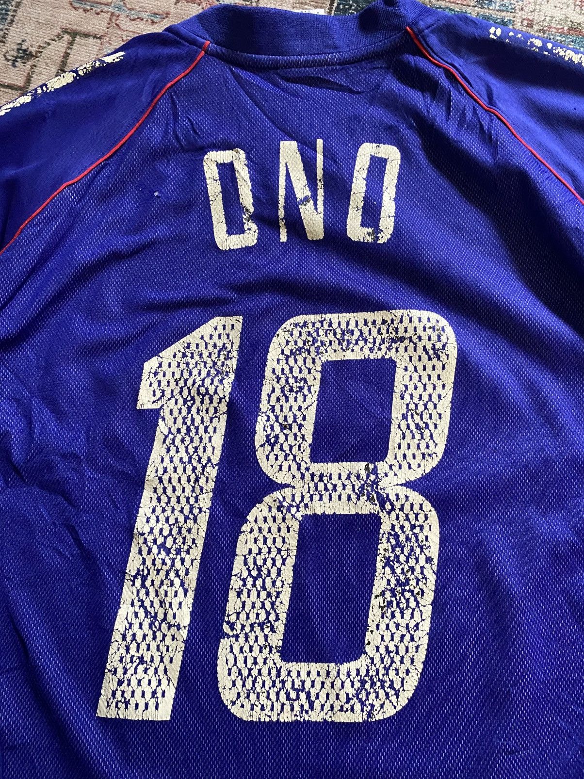 Vintage Adidas Japan home 2002-04 Jersey Size US XL / EU 56 / 4 - 9 Thumbnail