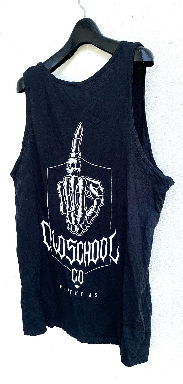 Gildan Vintage OLD SCHOOL CO Sleeveless Backhit Prints Size US XL / EU 56 / 4 - 5 Thumbnail