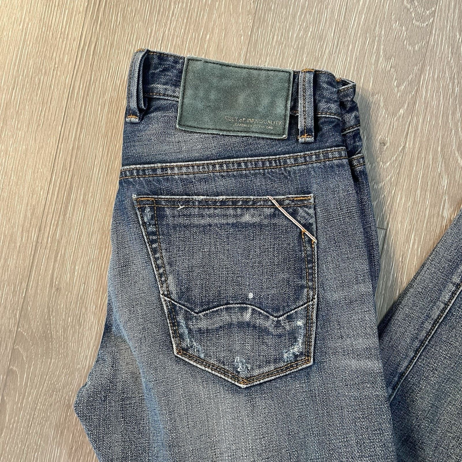 Cult Of Individuality Cult of Individuality Jeans 32x34 Rebel Cycle Moto Selvedge Size US 32 / EU 48 - 4 Thumbnail