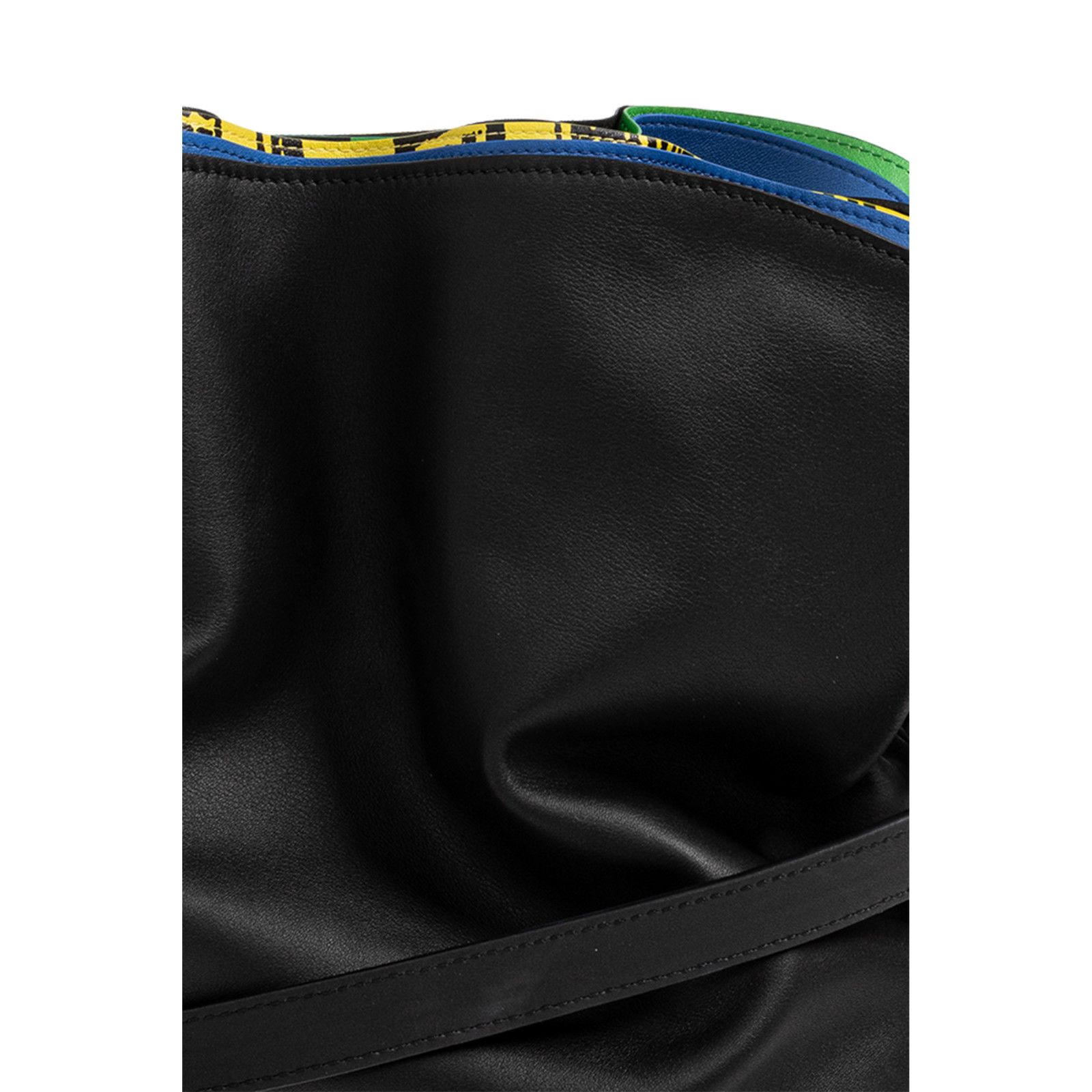Loewe LOEWE $5750 Flamenco Medium Millefeuille Black Nappa Calfski Size ONE SIZE - 4 Thumbnail