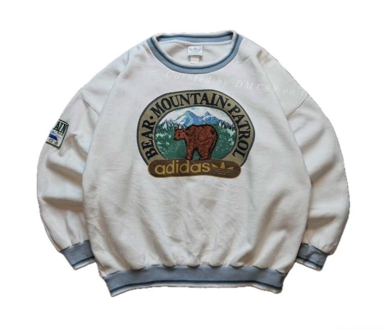 Vintage 1980s Vintage Adidas Bear Mountain Hoodie Size US M / EU 48-50 / 2 - 1 Thumbnail