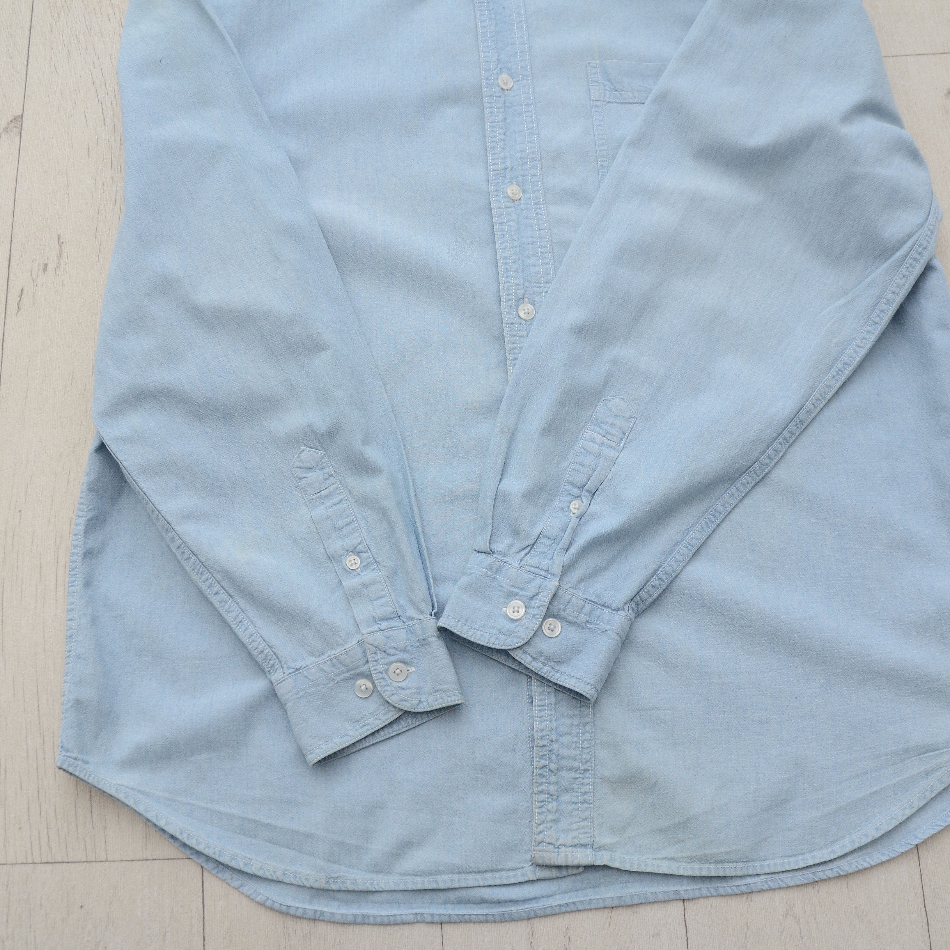 Disney × Vintage Vintage Disney Store Denim Shirt Evolution Mickey Mouse Size US L / EU 52-54 / 3 - 8 Thumbnail