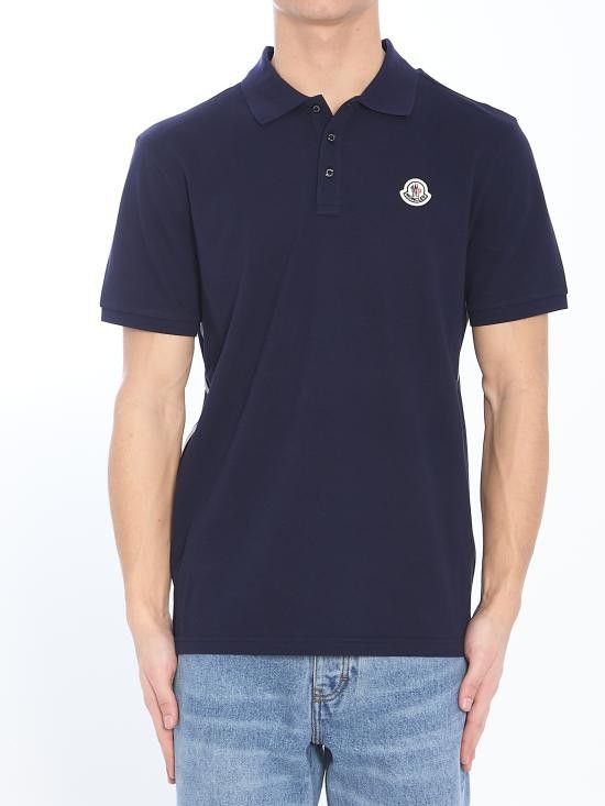 Moncler MONCLER Men Polo Shirts 8A00026 BLUE Size US M / EU 48-50 / 2 - 1 Thumbnail