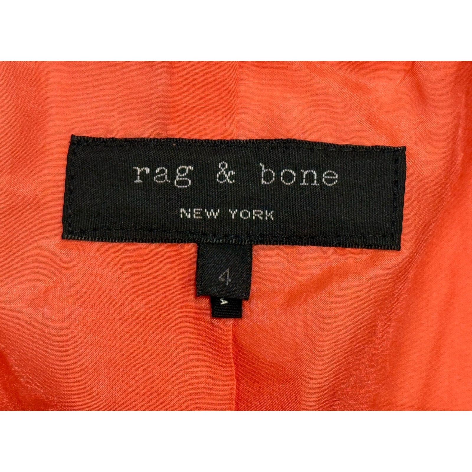 Rag & Bone Rag & Bone Eton Single Button Blazer Jacket Orange Size 4 Women Blazer Casual Workwear Vintage No N/A Size S / US 4 / IT 40 - 2 Thumbnail