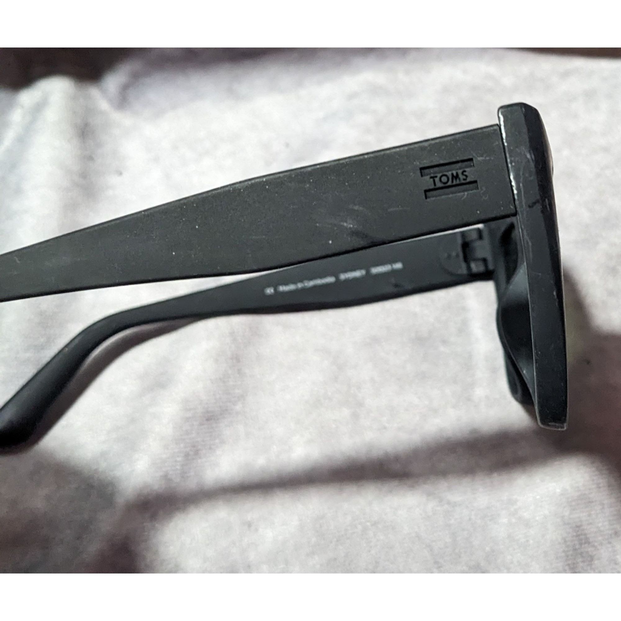 Toms Toms Black Cateye Traveler Collection Sydney Sunglasses Size ONE SIZE - 4 Thumbnail
