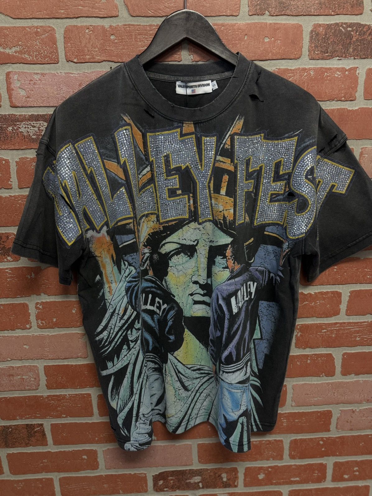 Vale Vale Valley Fest Bling Tee Size Small (NEW) Shiny Stones Size US S / EU 44-46 / 1 - 1 Thumbnail