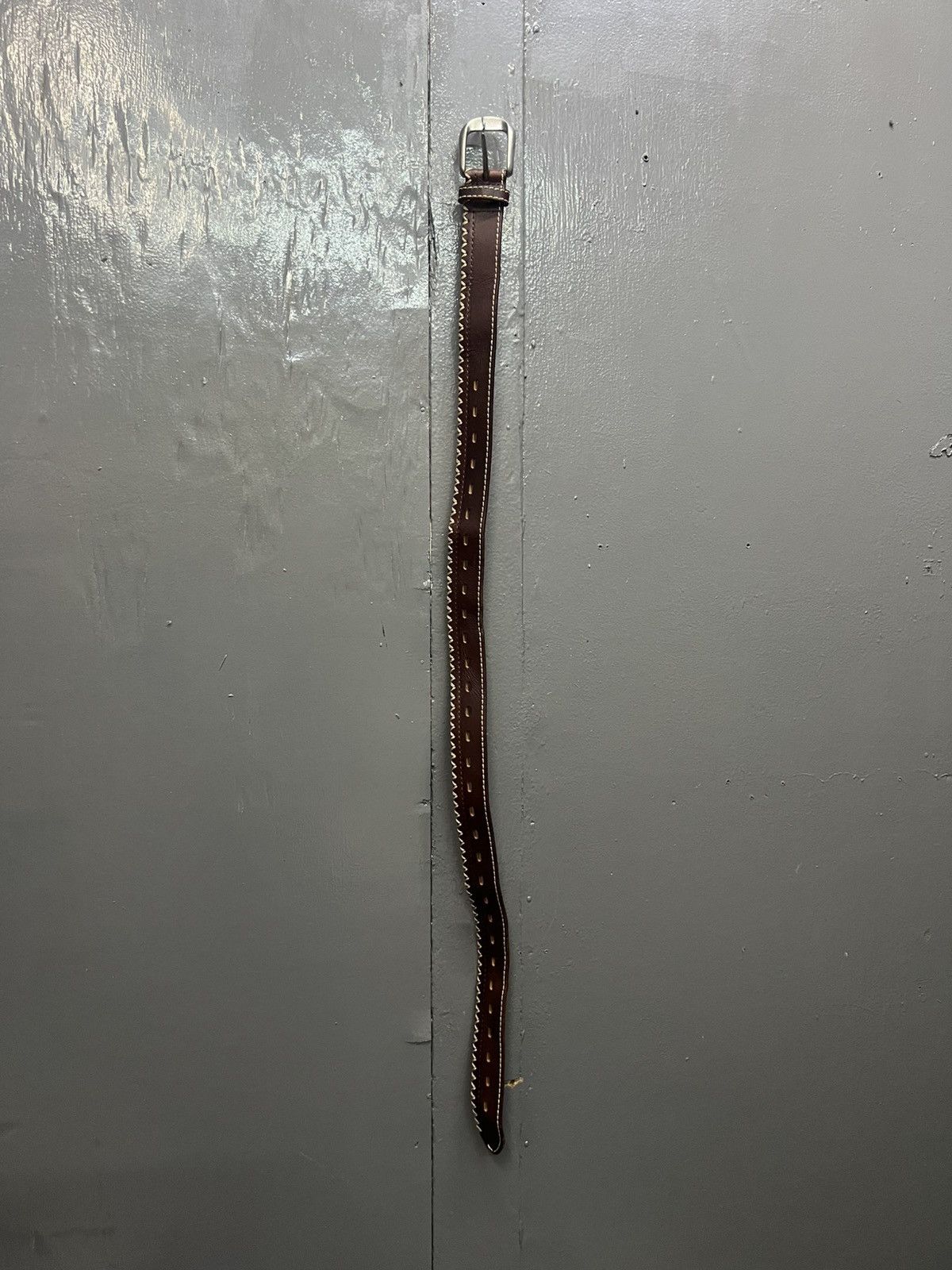 Leather Vintage Leather Belts Length 40.2" Size ONE SIZE - 1 Thumbnail