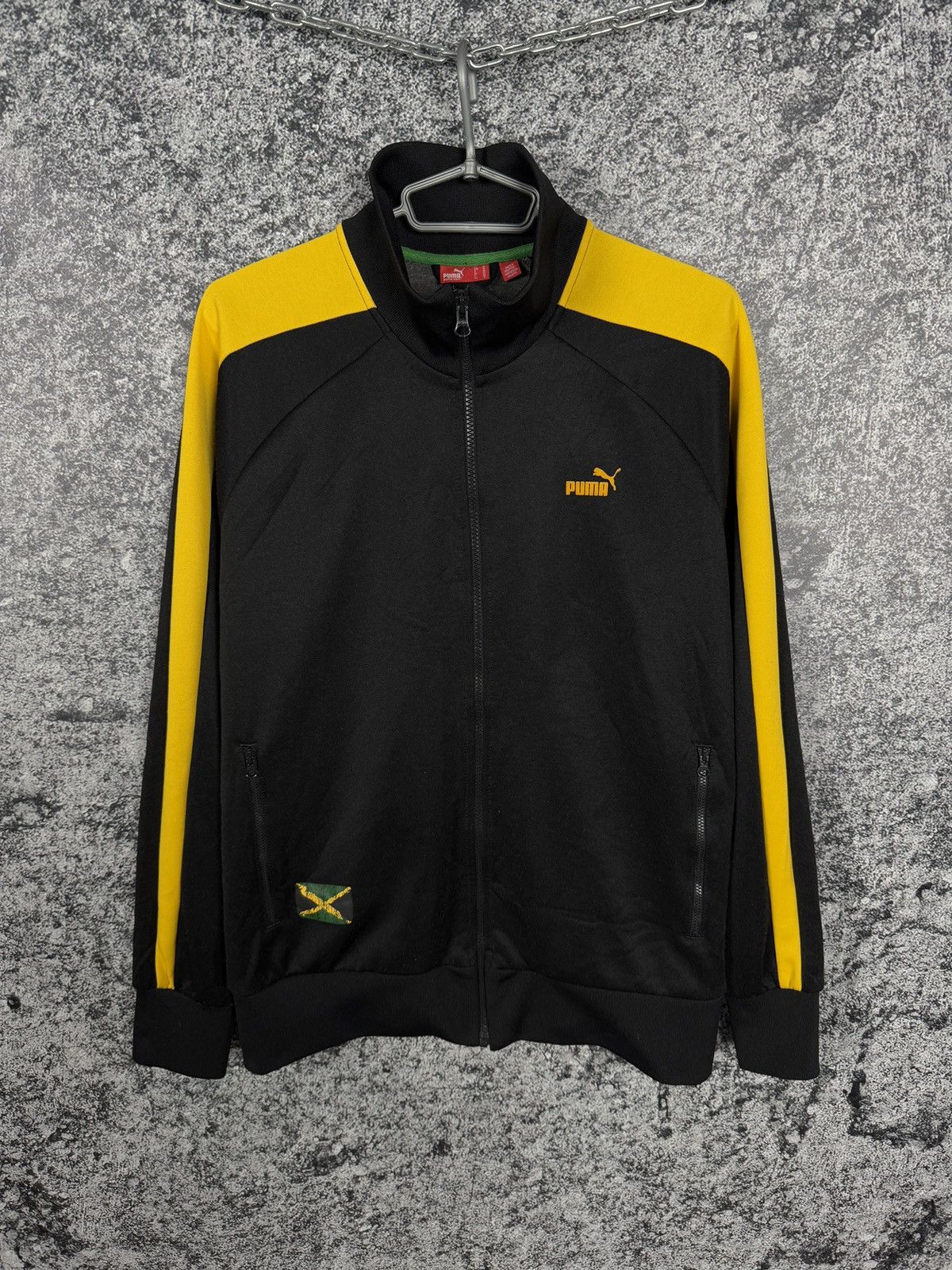 Puma Puma Jamaica Track Jacket Full Zip Streetwear Vintage Size M Size US M / EU 48-50 / 2 - 2 Thumbnail